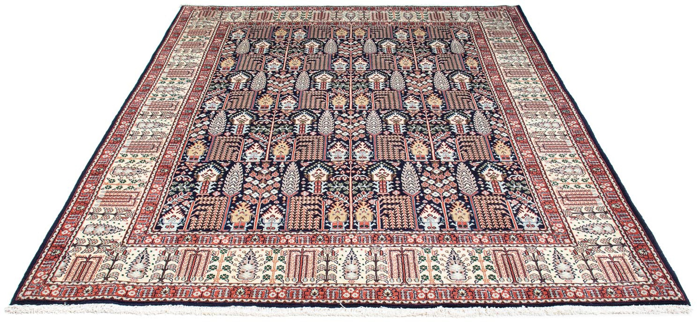 Image of morgenland Orientteppich »Perser - Classic - 230 x 177 cm - dunkelblau«, rechteckig, 10 mm Höhe, Wohnzimmer, Handgeknüpft, Einzelstück mit Zertifikat bei Ackermann Versand Schweiz