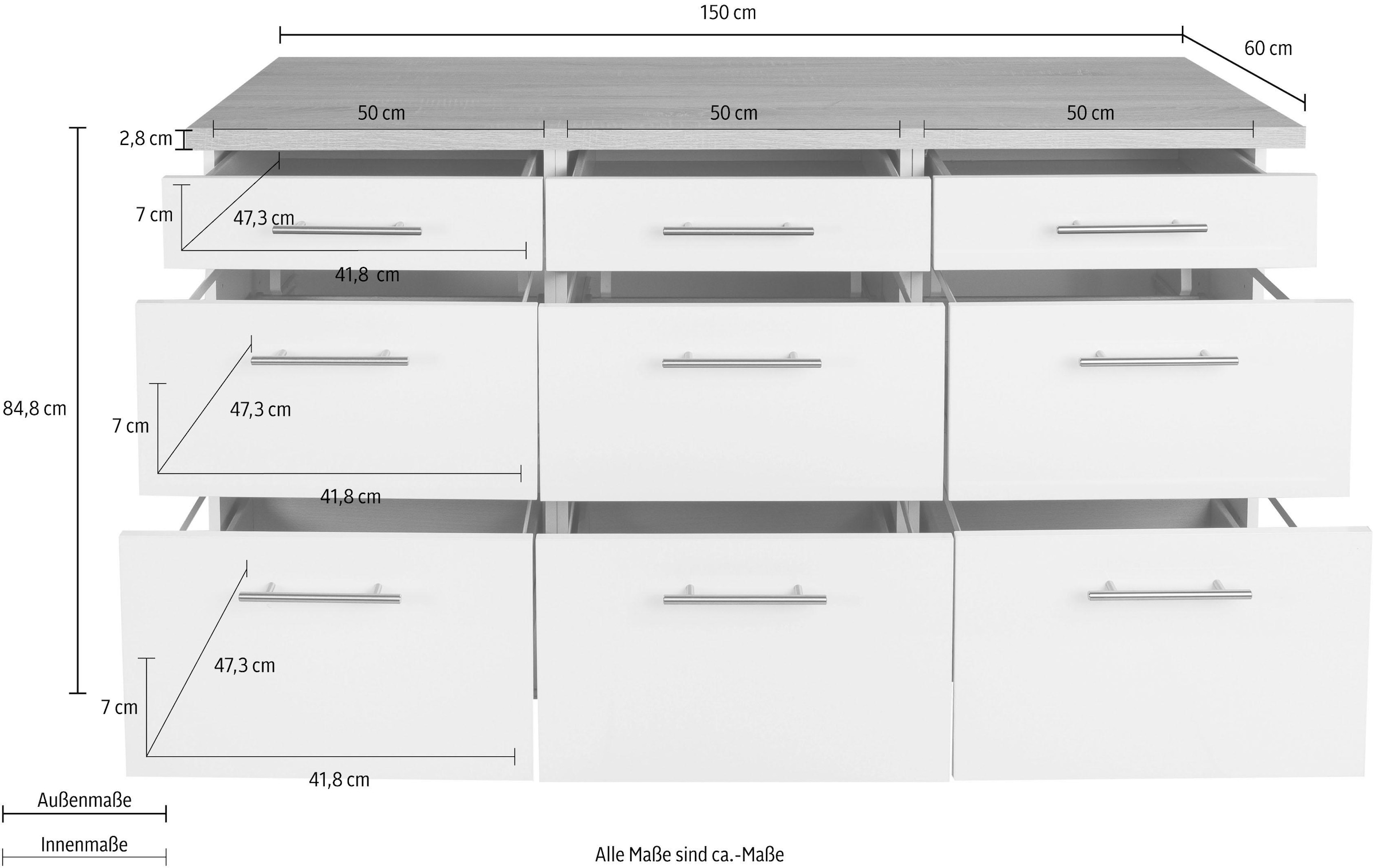OPTIFIT Unterschrank »Tula« , Breite 150 cm