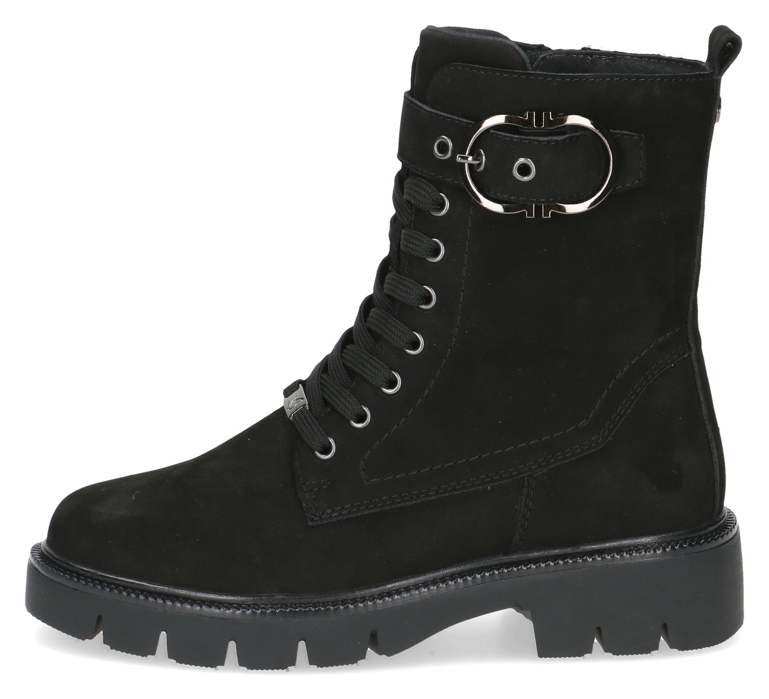 Caprice Schnürboots, Blockabsatz, Schnürstiefelette mit praktischem Wechselfussbett