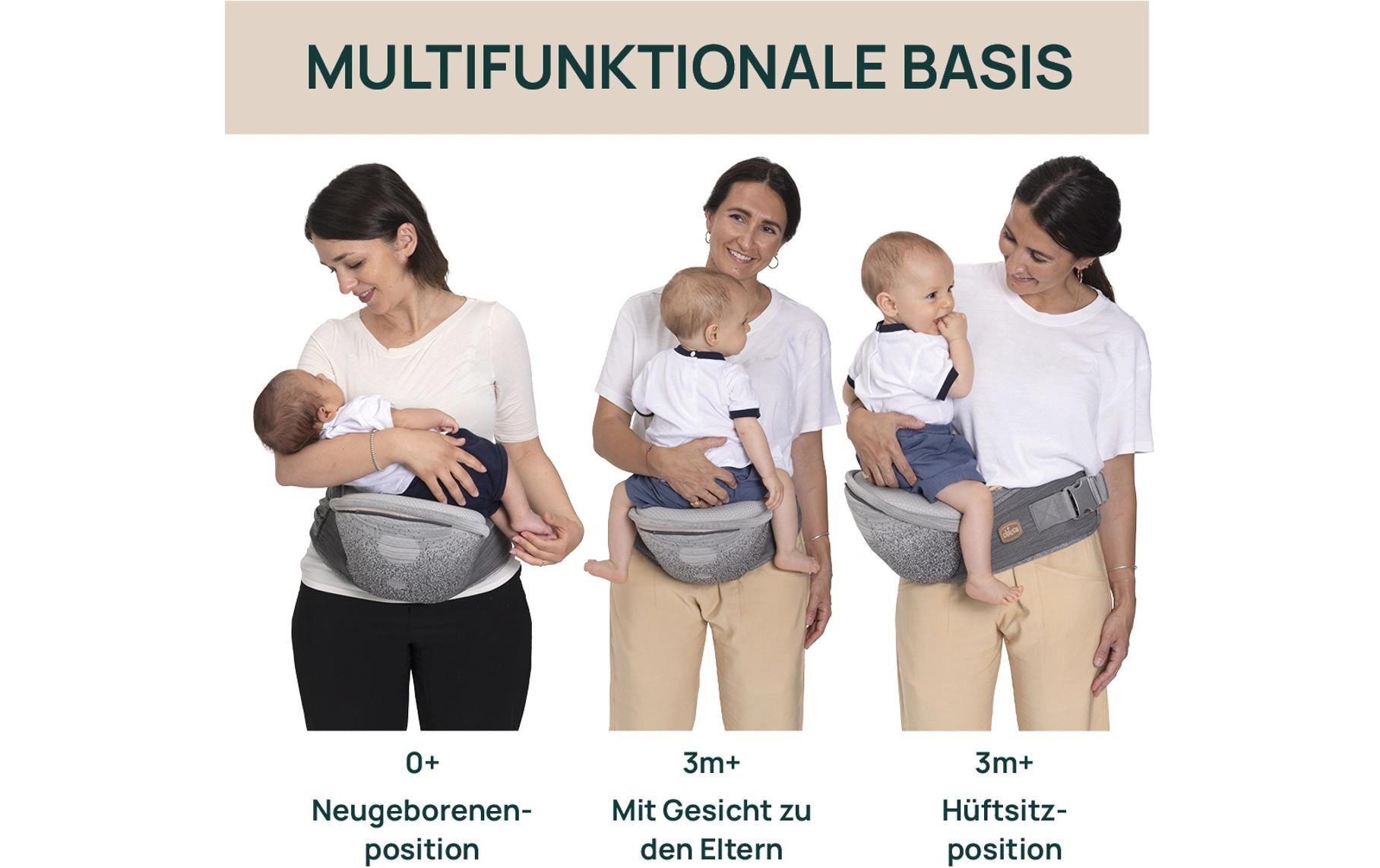 Chicco Porte-bébé »Airy Hip Fit« Ergonomische Babytrage mit integriertem Hüftsitz