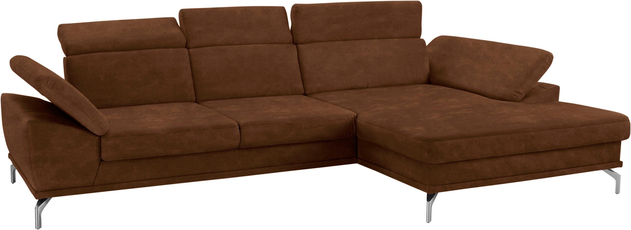 sit&more Ecksofa »Scorpio L-Form«, inklusive Sitztiefenverstellung, wahlweise mit Kopfverstellung