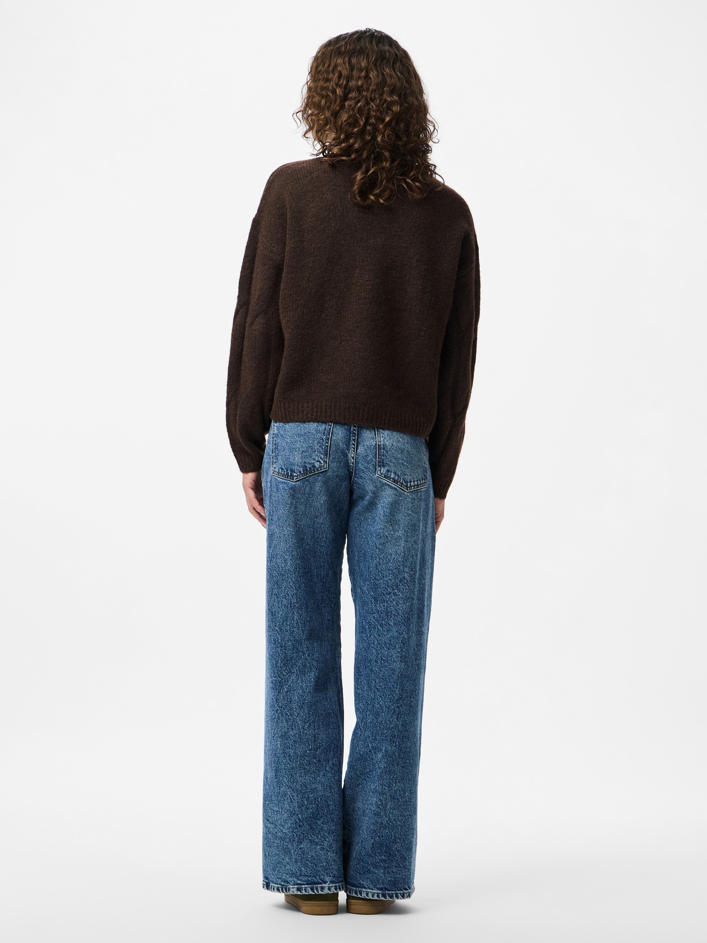 pieces Pull en tricot »PCJENNA LS O-NECK CABLE KNIT NOOS BC«