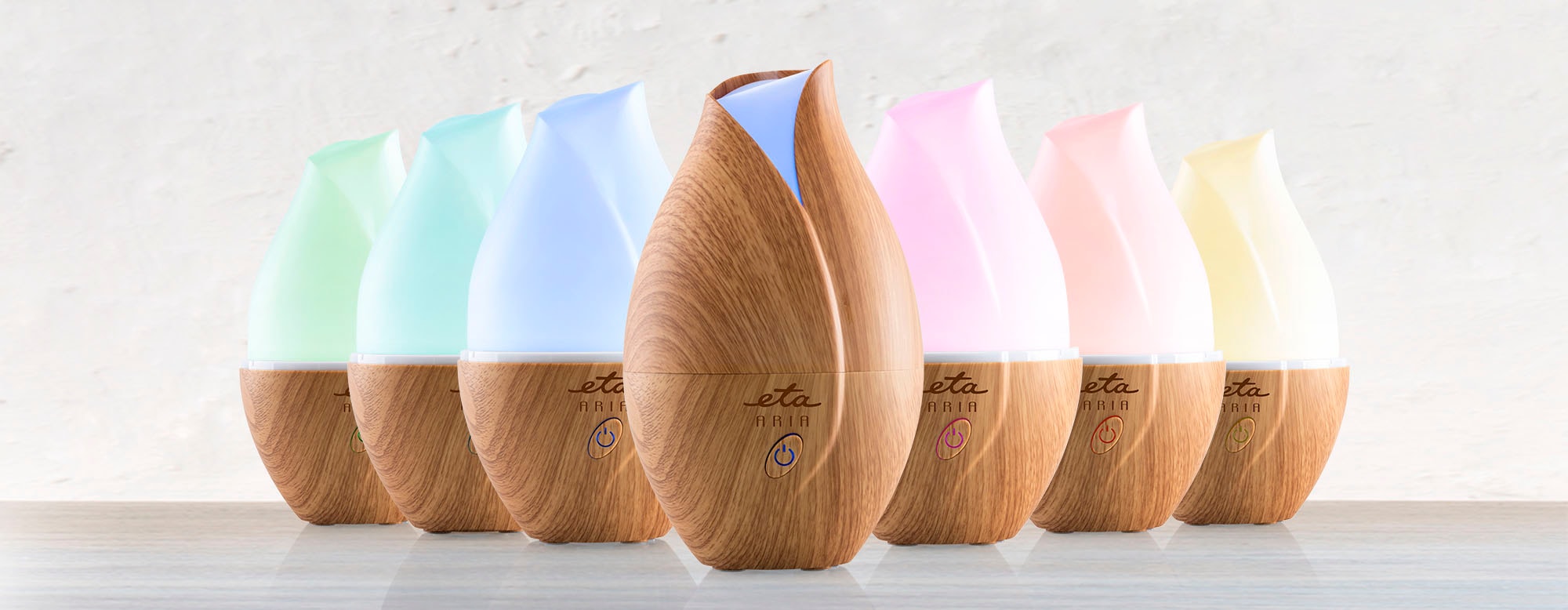 eta Diffuser »ARIA Aroma Diffuser«, 0,6 l Wassertank, Ultraschall-Technologie, für Räume bis 25 m²