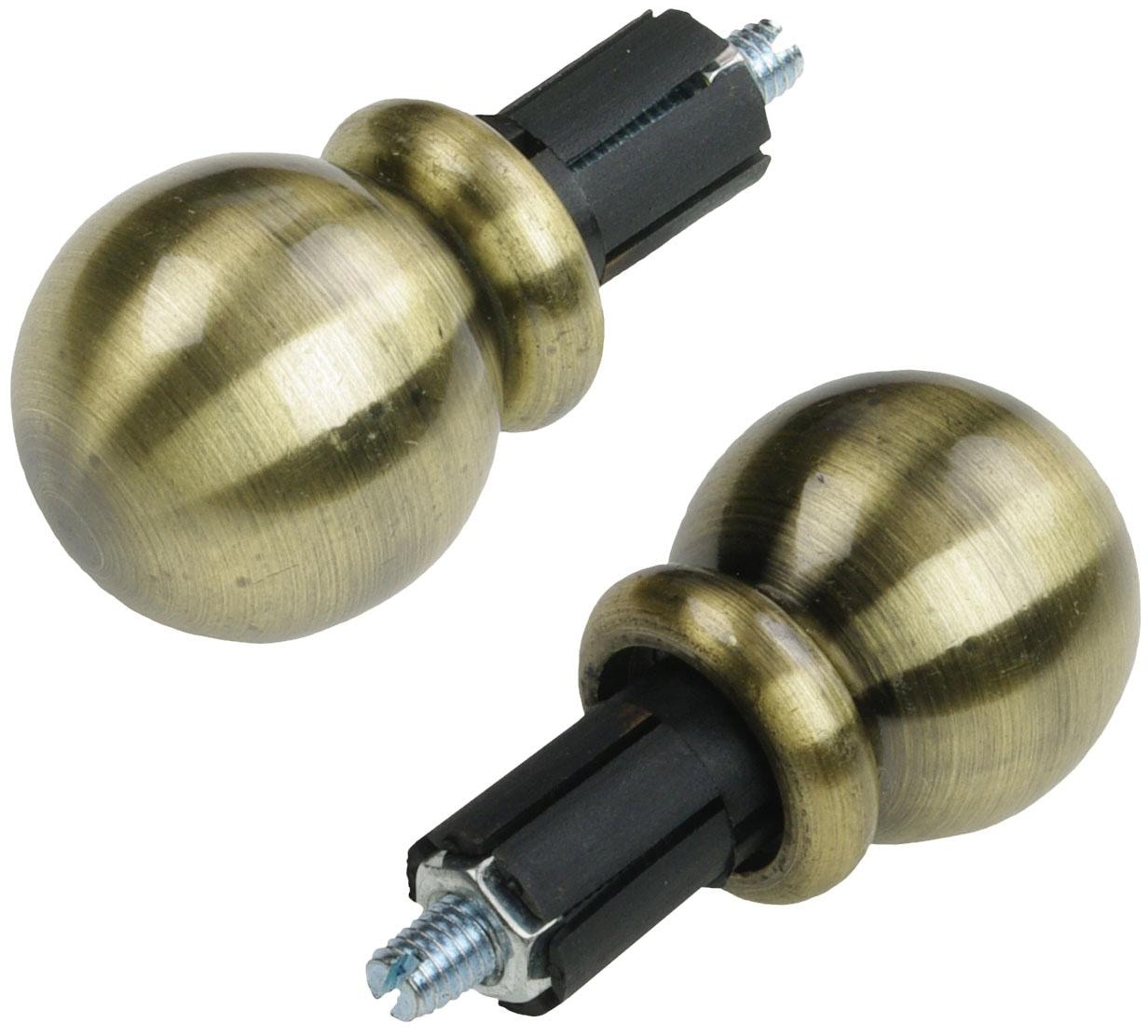 Liedeco Gardinenstange »Esp Kugel«, 1 läufig-läufig, Fixmass, 1-läufig im Fixmass Ø 16 mm