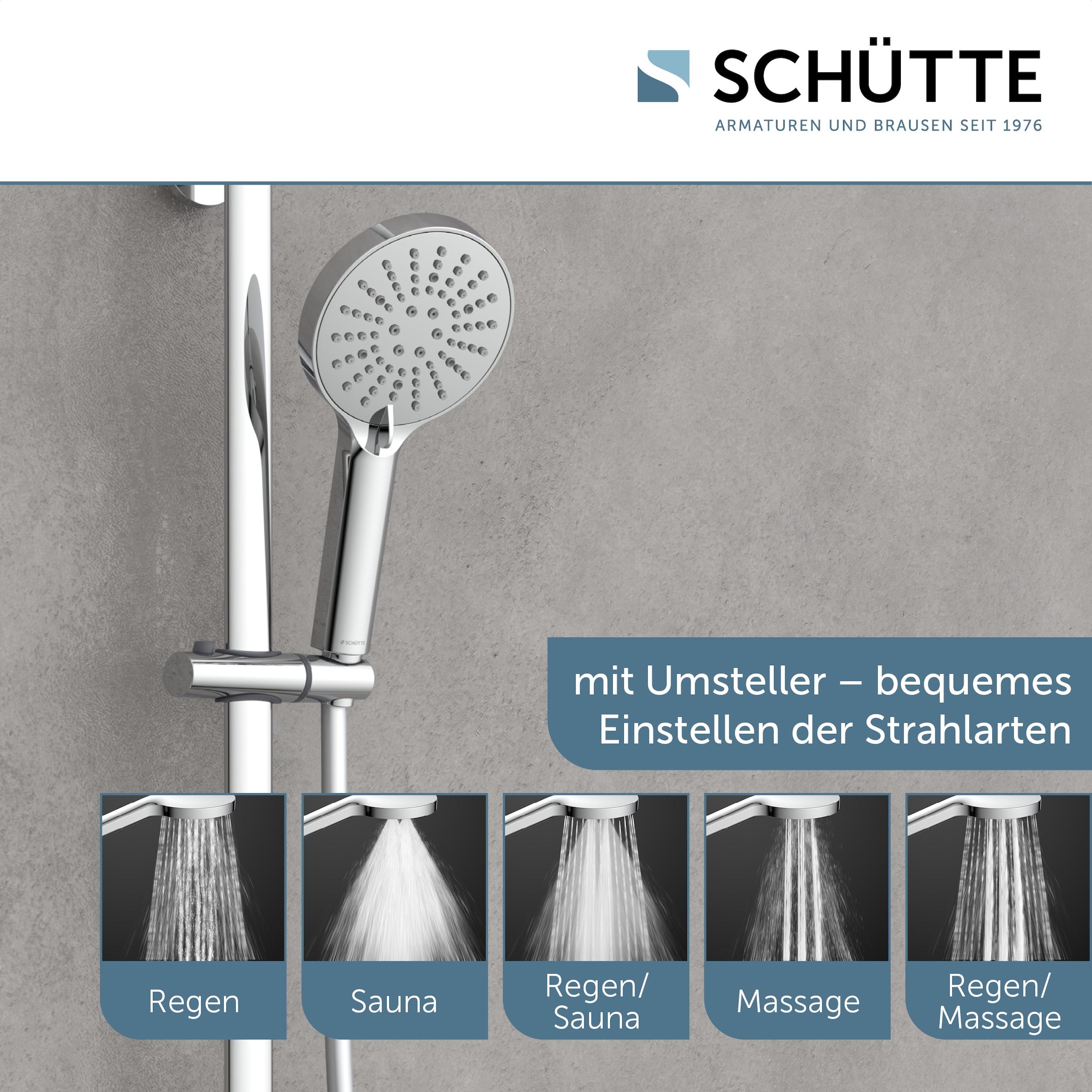 Schütte Colonne de douche »MADURA FRESH« incl. joint d'économie d'eau, verrou de sécurité, anti-calcaire, réglable en hauteur