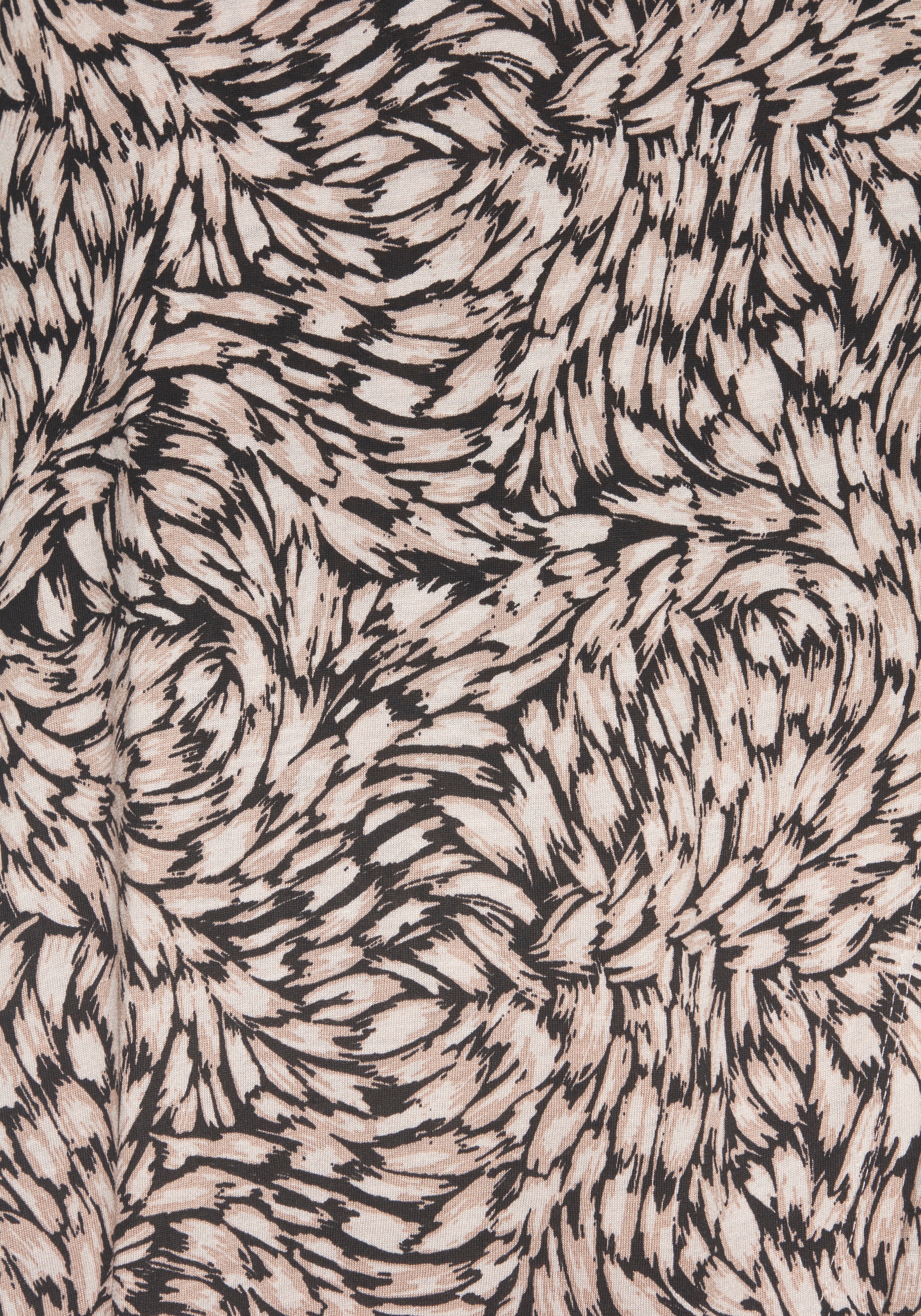 Buffalo Jupe en jersey mit Alloverprint, sommerlicher Maxirock in Wickeloptik