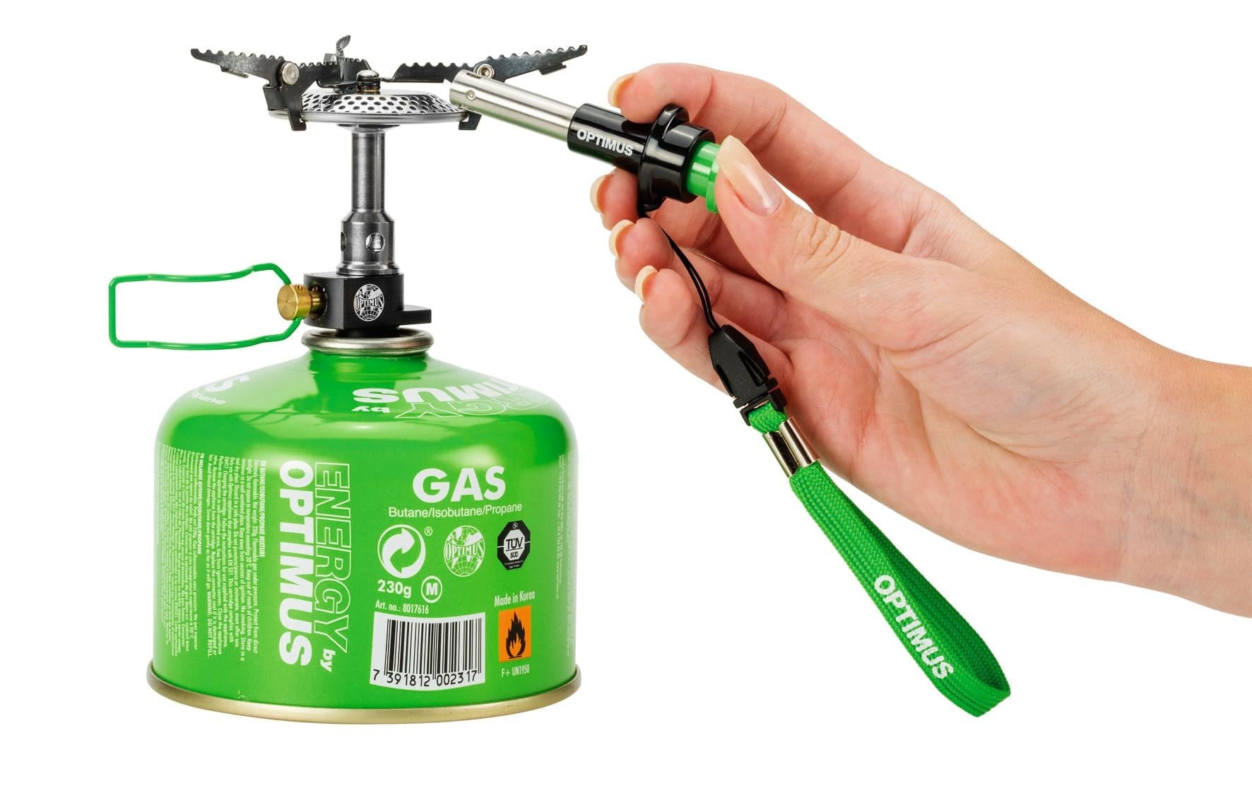 Gaskocher »Optimus Crux Lite mit Piezo«, Stahl, 5,6 cmx7,1 cm