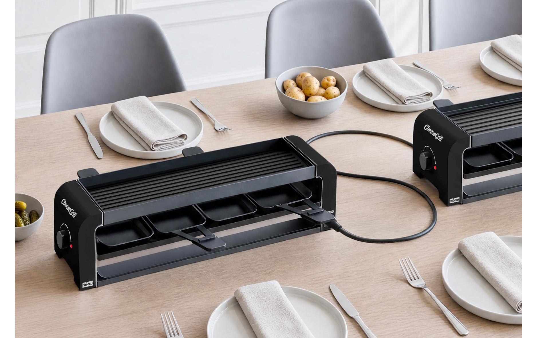 Stöckli Raclette »Stöckli CheeseGrill 4 Connect 4 Personen«