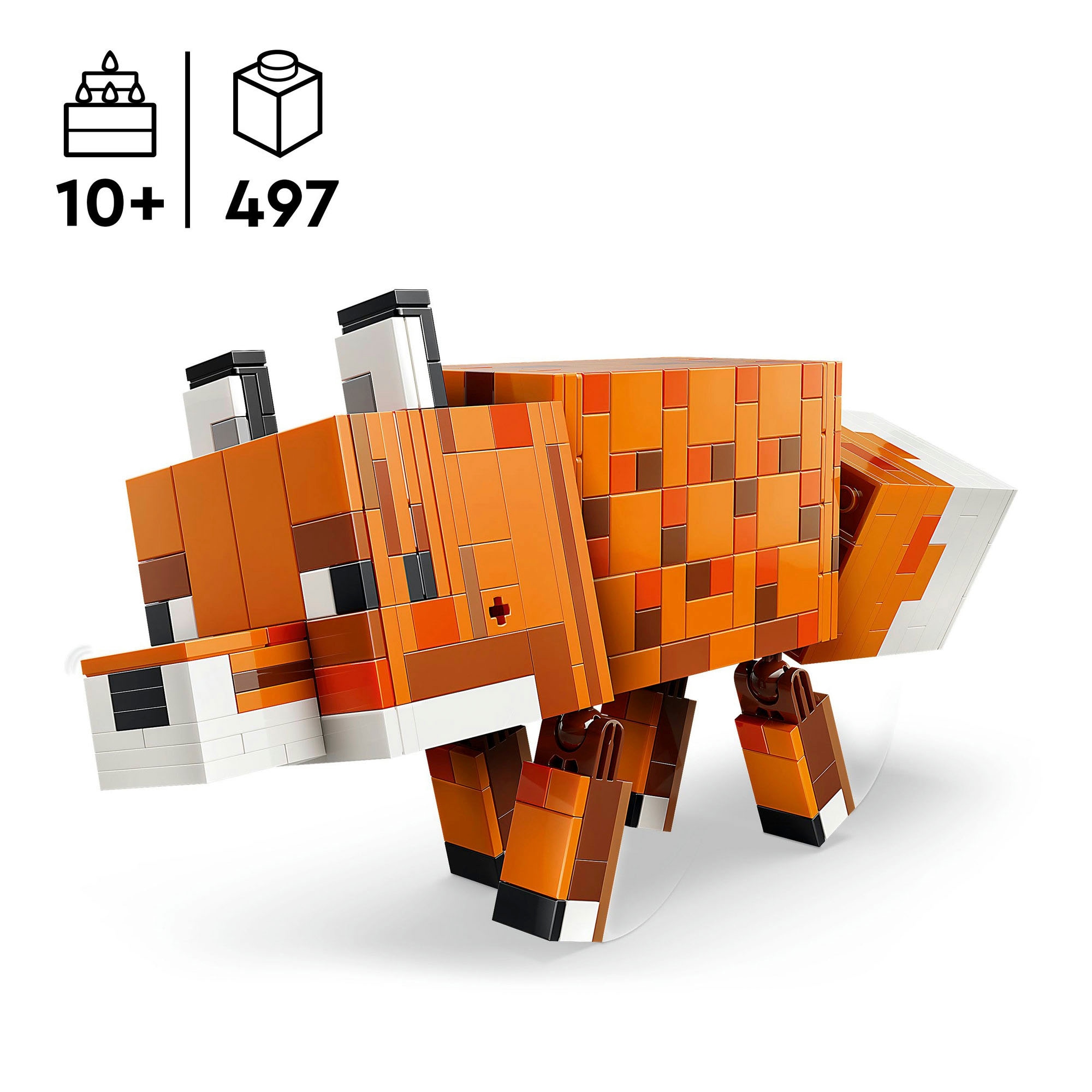 LEGO® Pions de construction »Der Fuchs (21588), LEGO Minecraft« Made in Europe