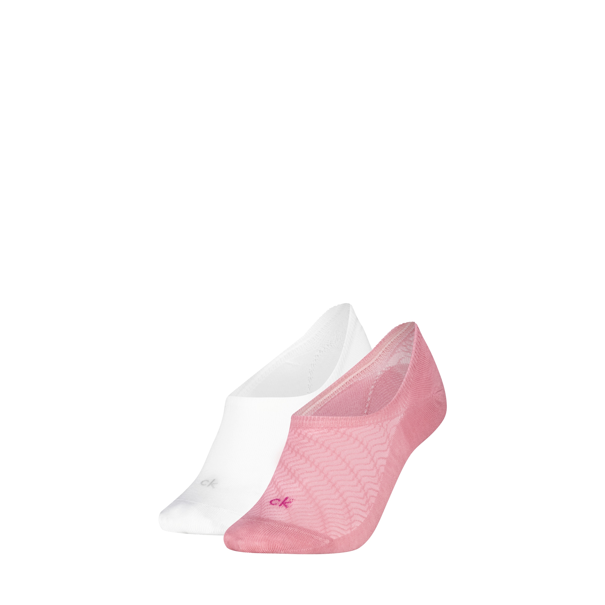 Calvin Klein Chaussons »CK WOMEN FOOTIE HC STRUCTURE« 2 Paar,  weich, elastisch