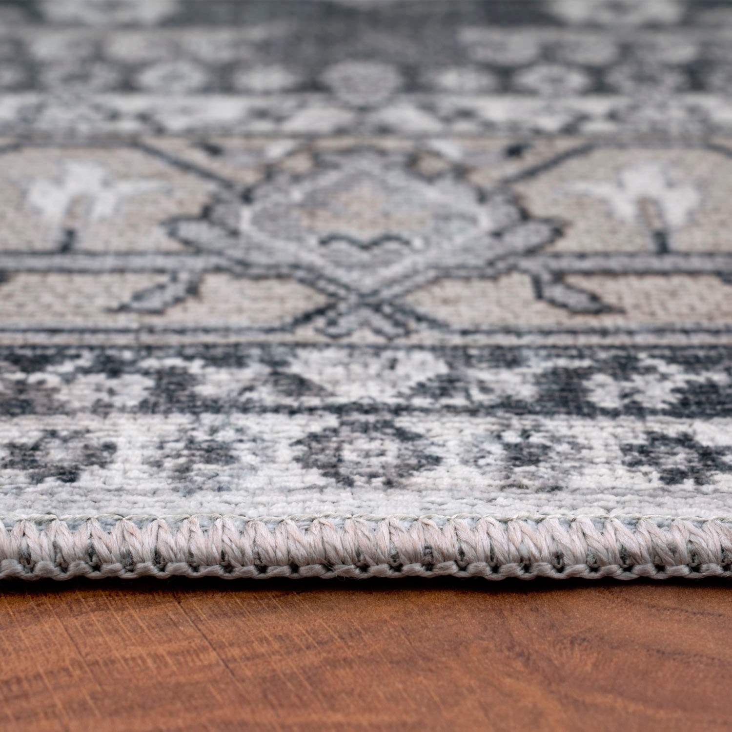 Paco Home Teppich »Bordeaux 243«, rechteckig, 4 mm Höhe, Kurzflor, Orient-Optik, Vintage Design, waschbar