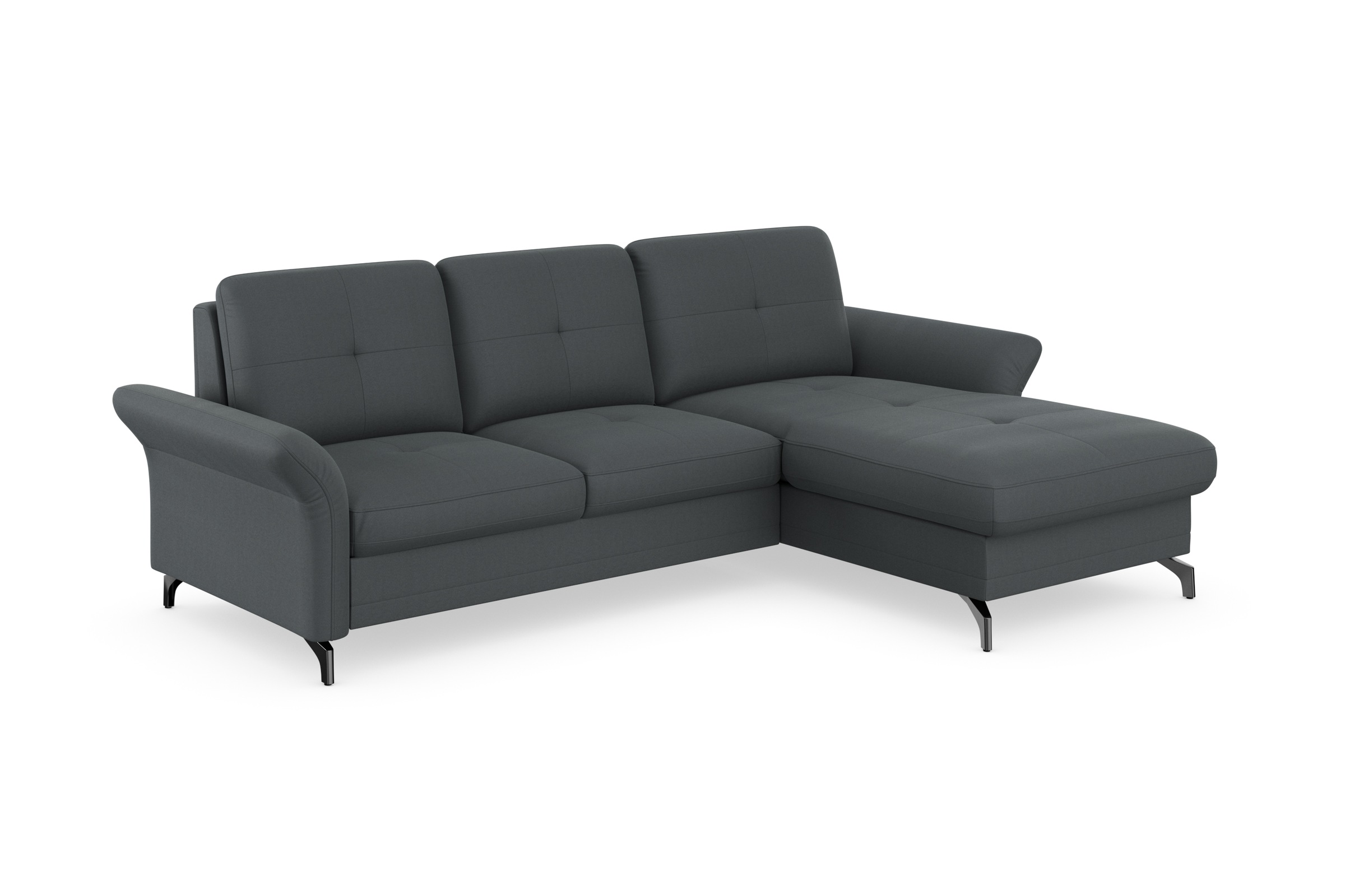 PLACES OF STYLE Ecksofa »Calando L-Form« wahlweise mit Bettfunktion , Bettkasten und Armteilfunktion