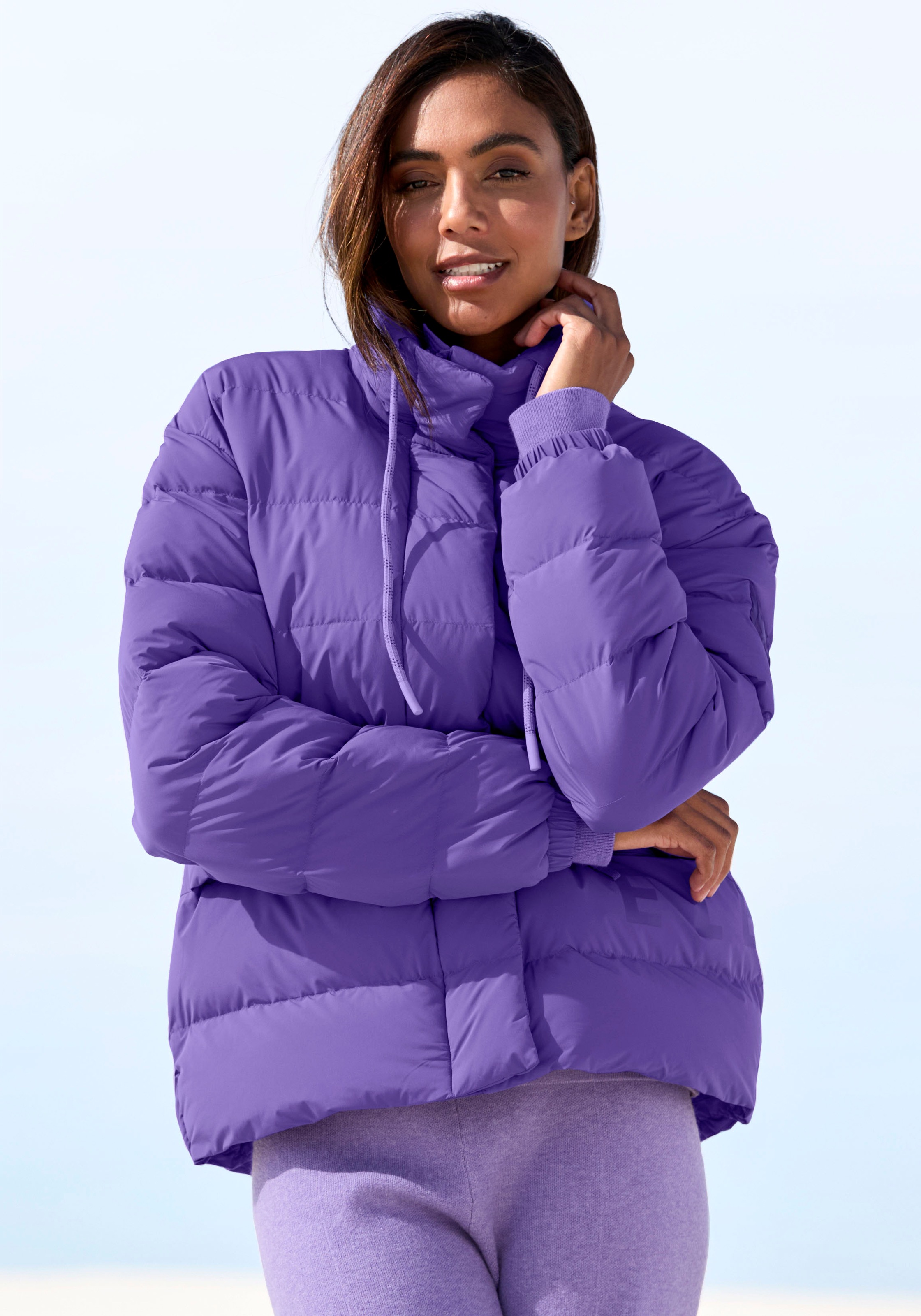 Image of Elbsand Steppjacke ohne Kapuze mit hochschliessendem Kragen