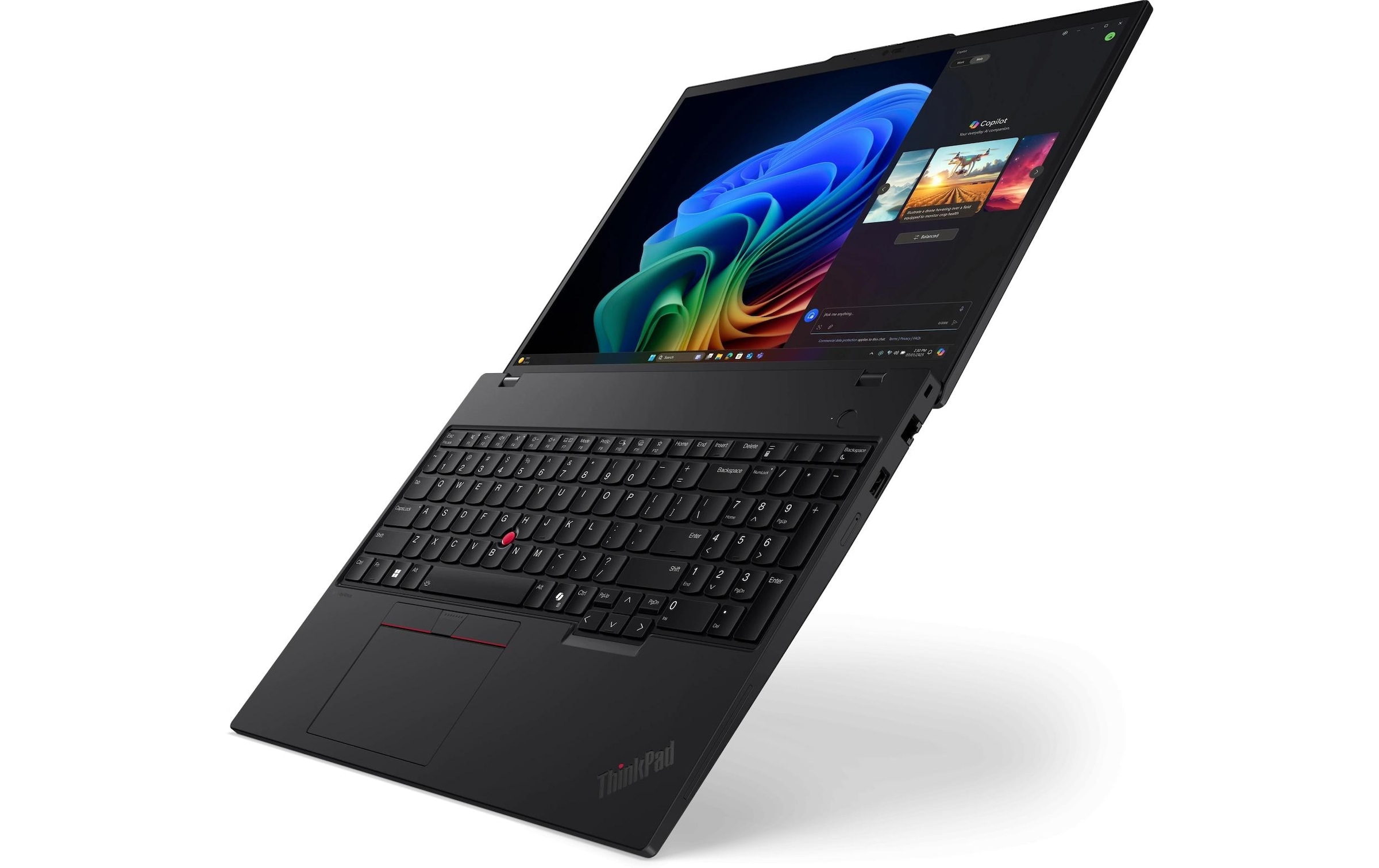 Lenovo Ordinateur portable »ThinkPad T16 Gen 4 (AMD) Copilot+ PC« / 16 ″ AMD Ryzen™ AI 5 512 GB SSD