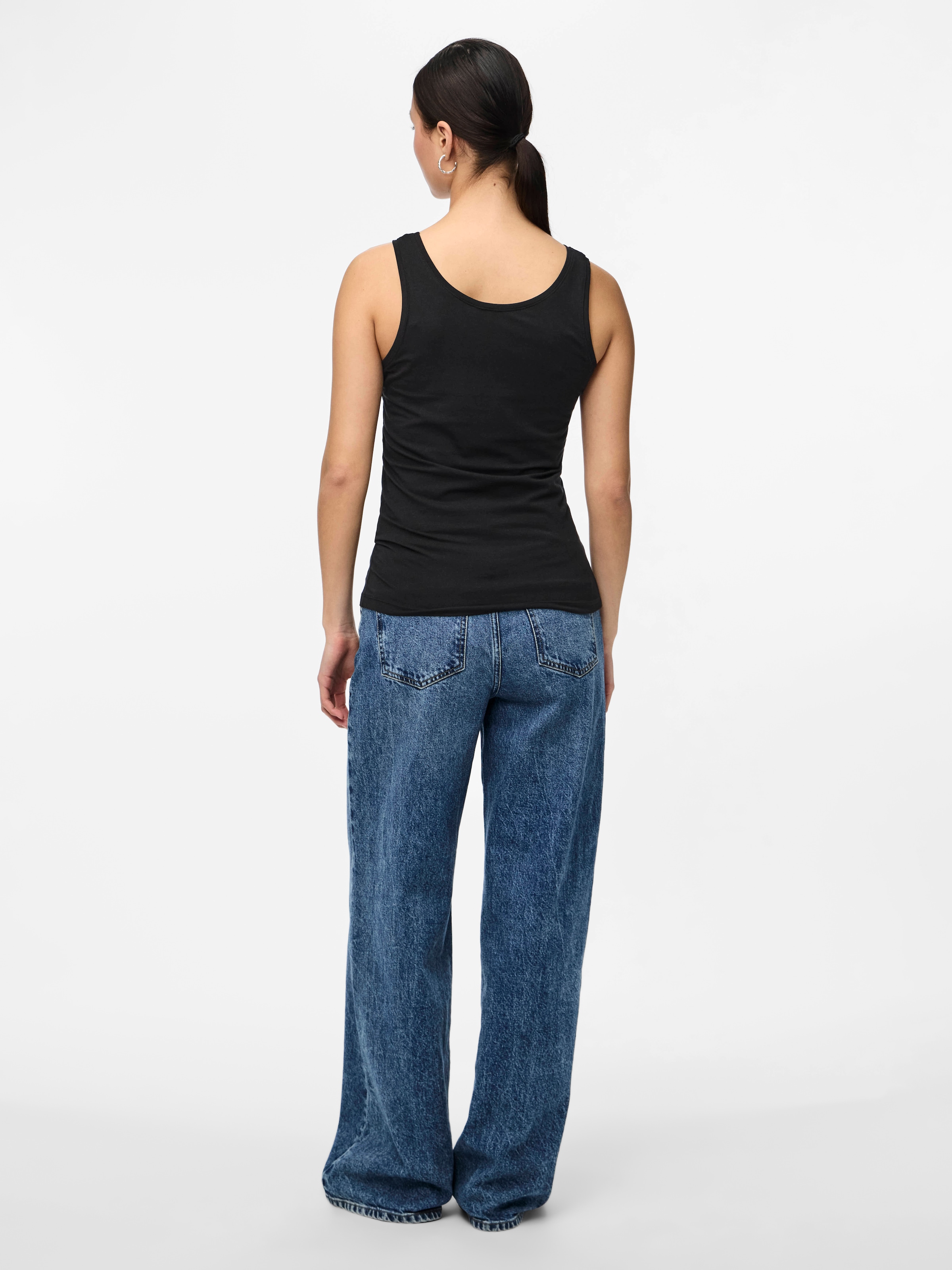 pieces Tanktop »PCSIRENE TANK TOP JRS NOOS« Baumwollmischung, slim fit