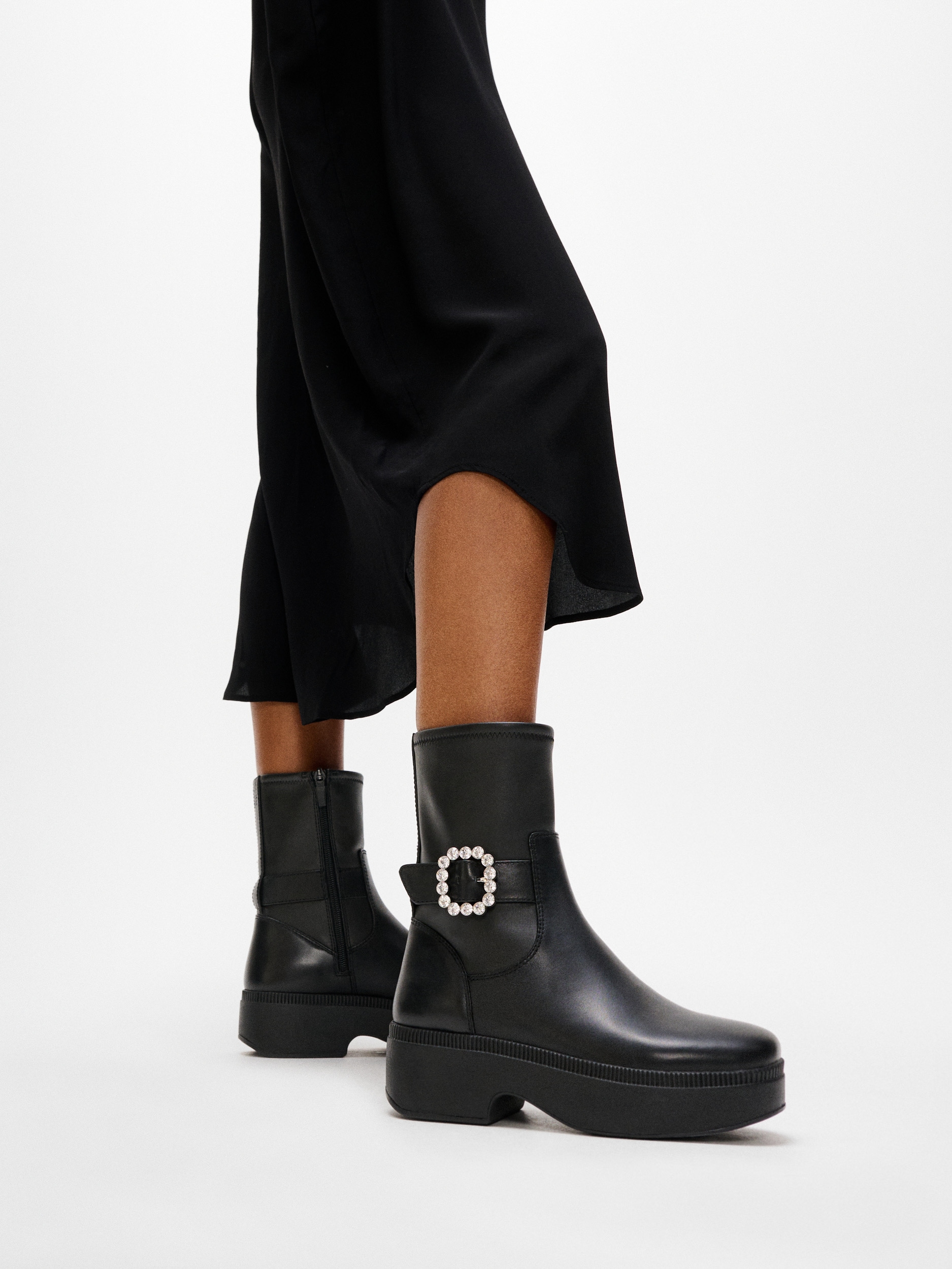 Fitflop Plateaustiefelette »F-LUMA CRYSTAL«  Boots, Chunky Boot mit Plateausohle