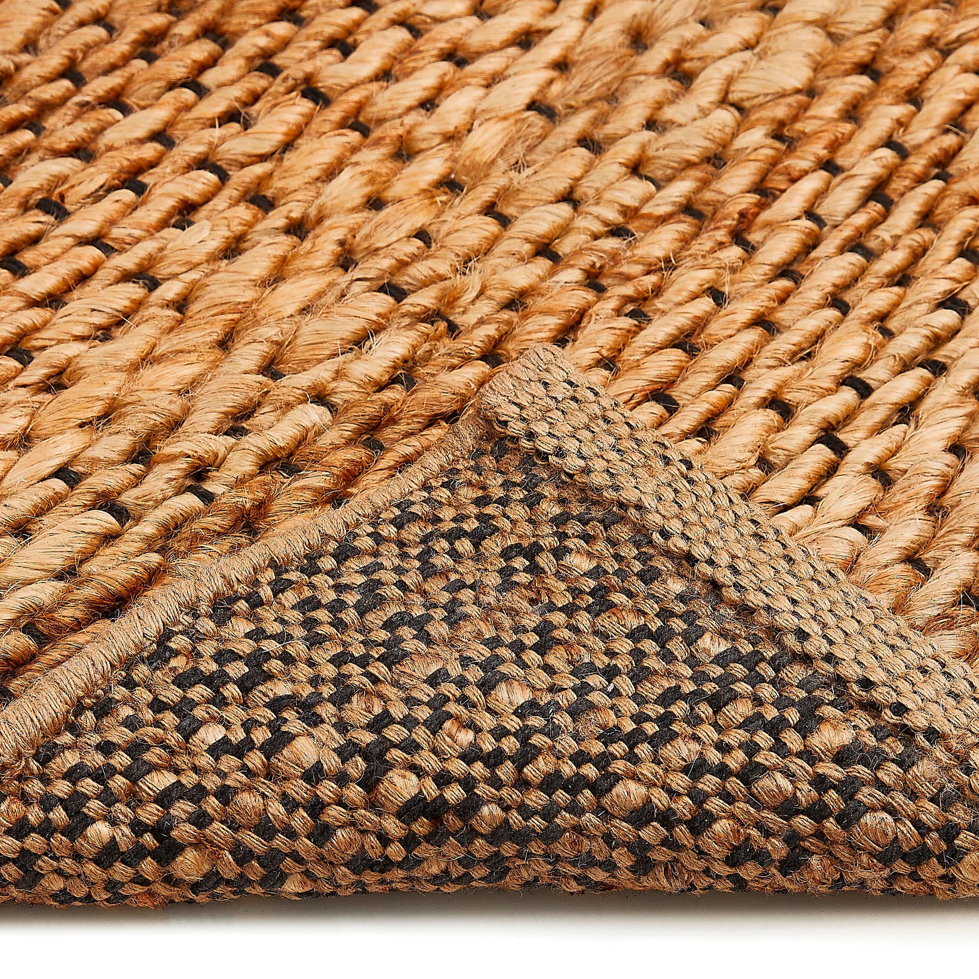 Andiamo Teppich »Manaus«, rechteckig, 10 mm Höhe, Jute-Teppich, handweb, Naturfaser, Wohnzimmer