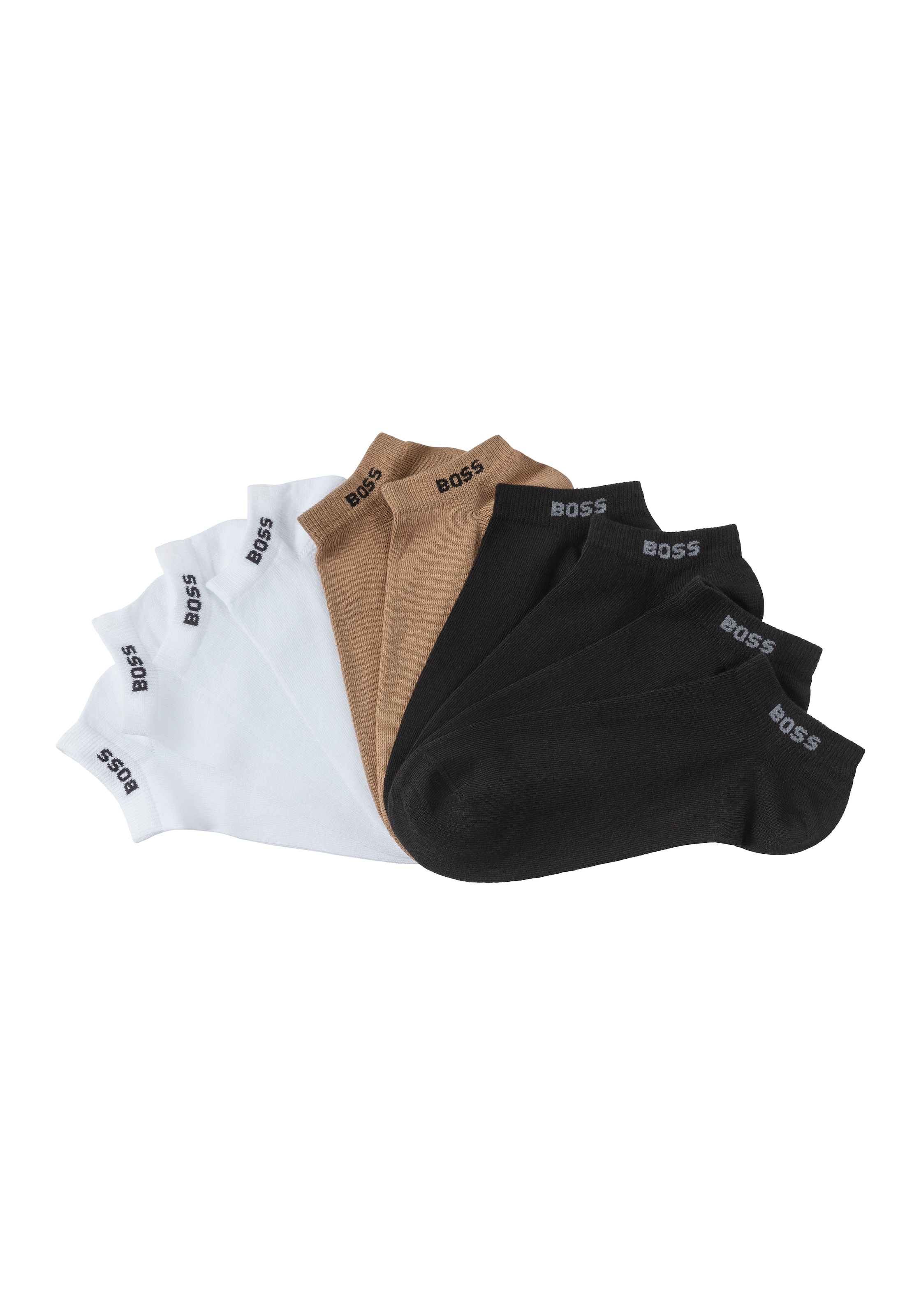 BOSS Chaussettes de baskets »5P AS Uni CC« Paquet, 5 Couple tlg. avec label BOSS