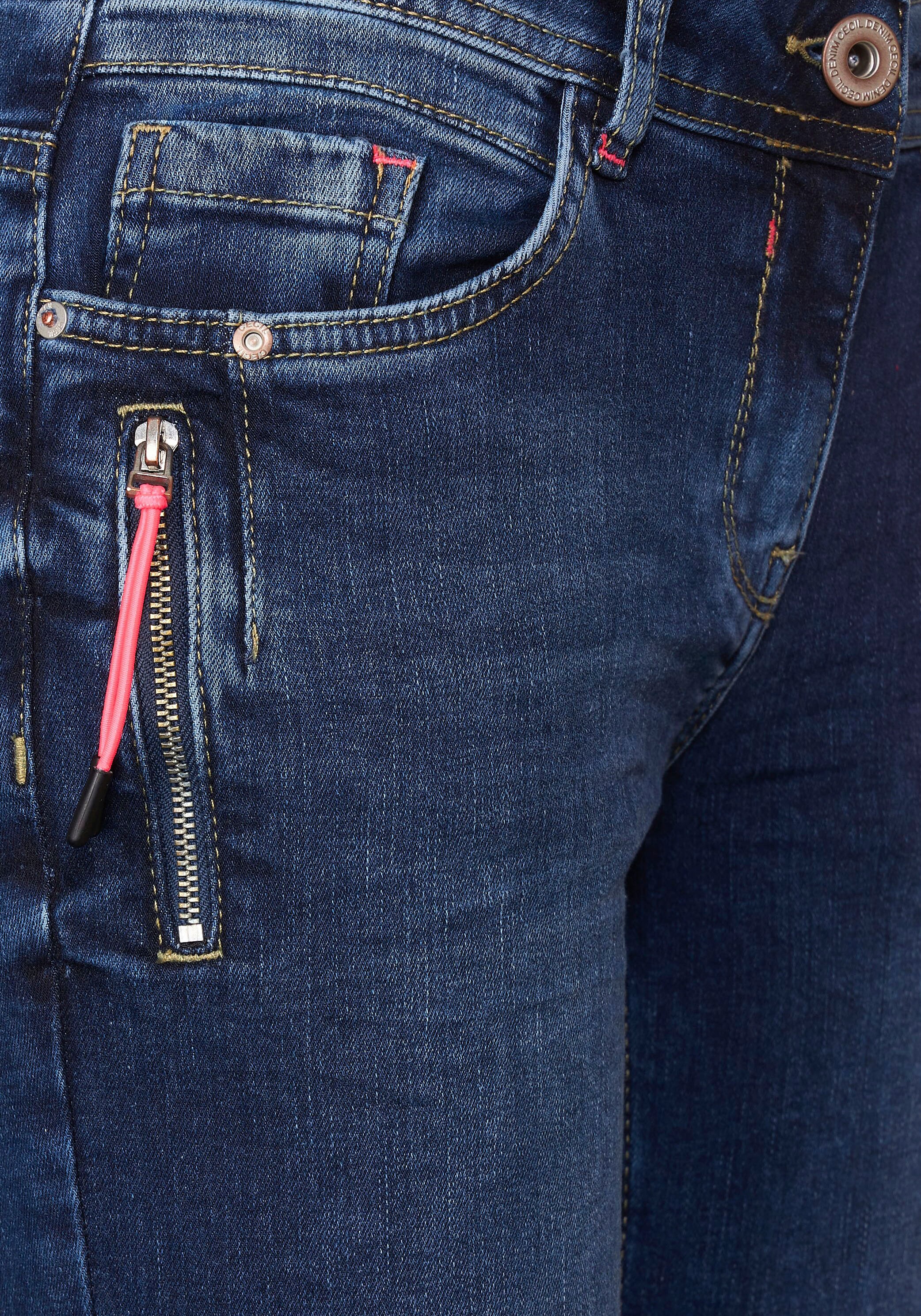 ♕ Cecil versandkostenfrei an 5-Pocket-Jeans, Gürtelschlaufe abnehmbarem mit bestellen der Anhänger