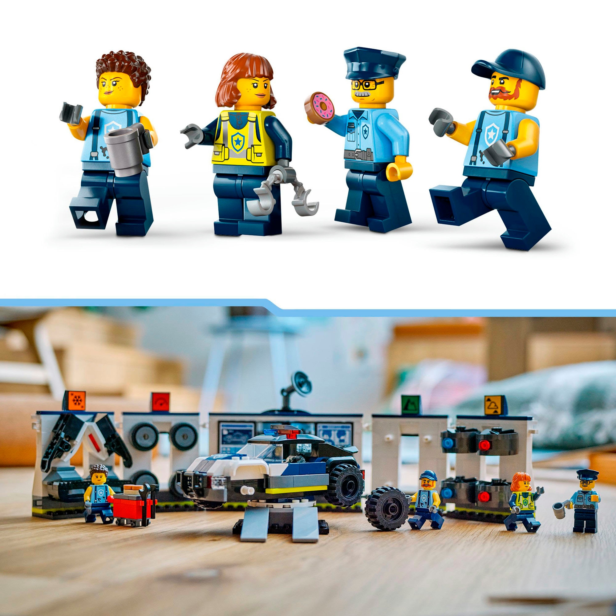 LEGO® Pions de construction »Polizeiwerkstatt (60457), LEGO City« Made in Europe