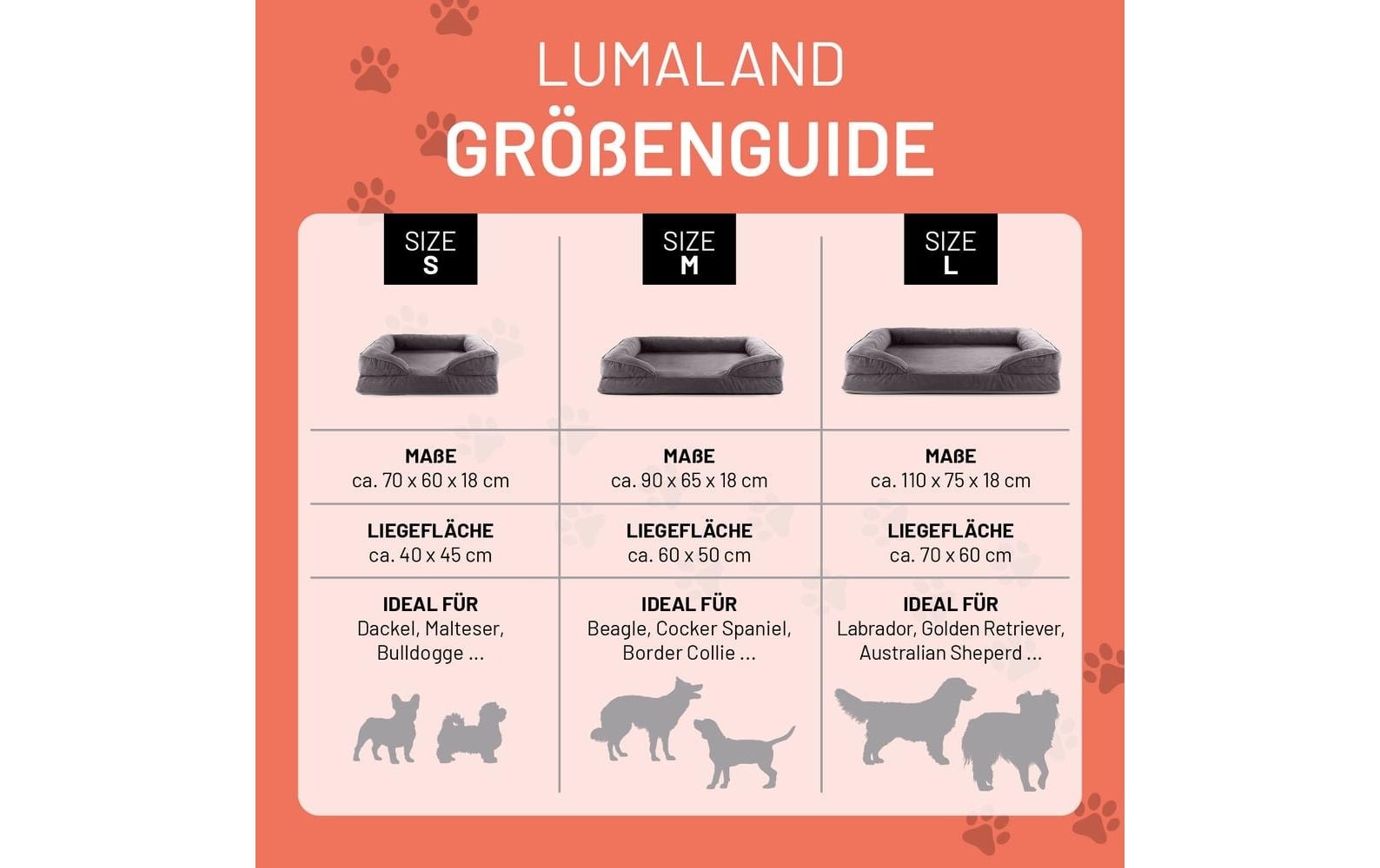 Lumaland Hundebett »Indoor Cord S«
