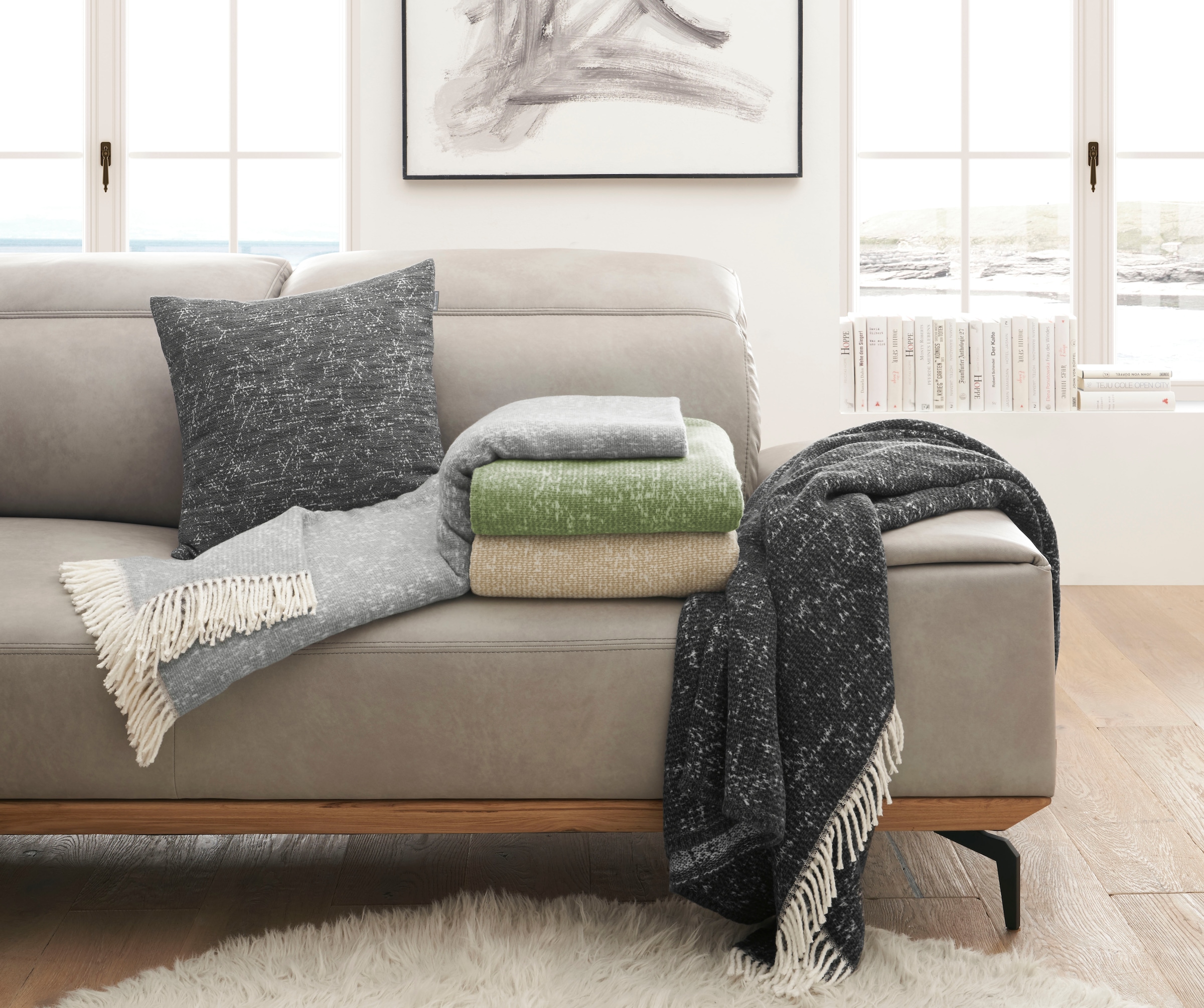 Musterring Wohndecke »Ease«, aus kuschelig weicher Qualität, Kuscheldecke