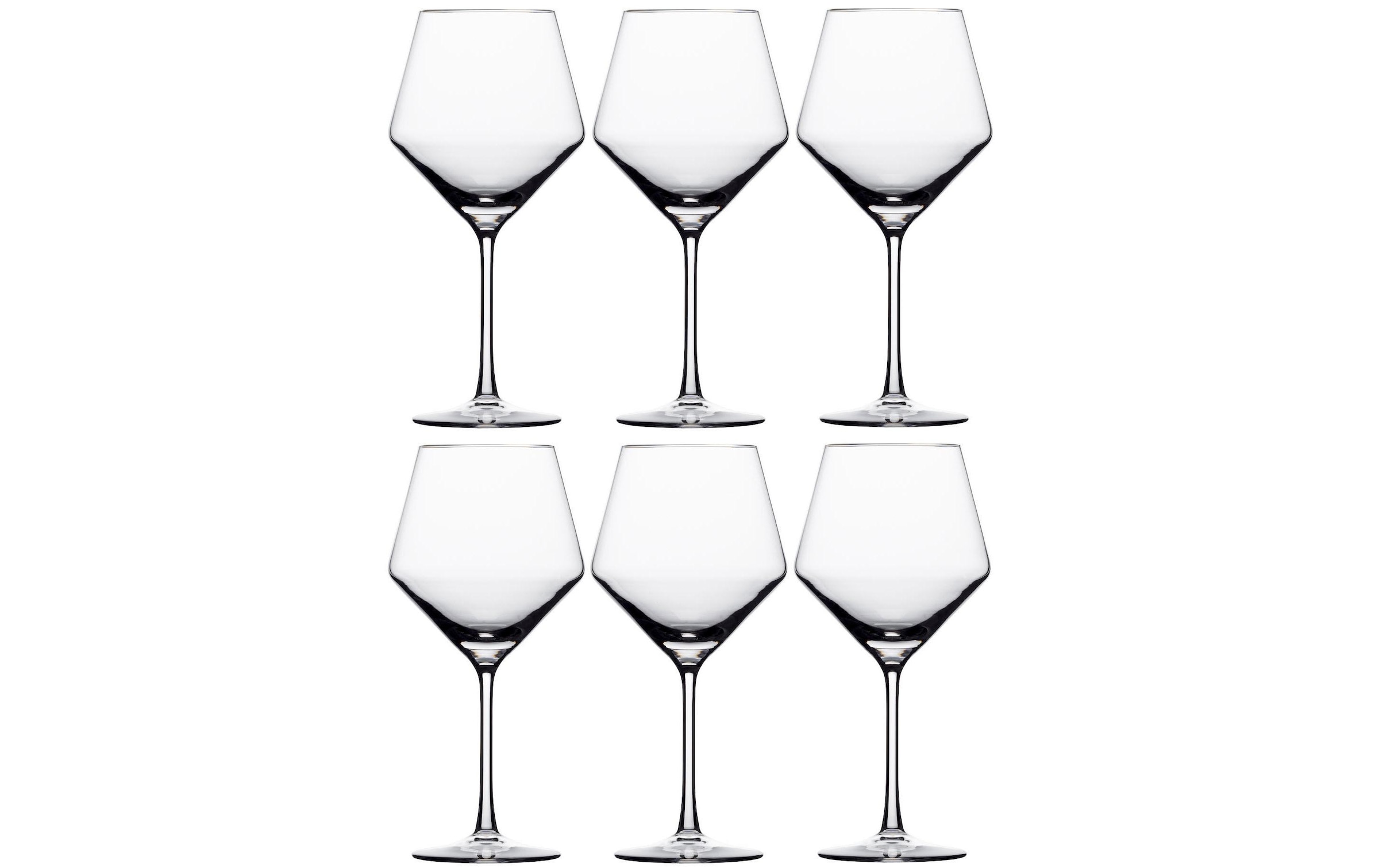 SCHOTT-ZWIESEL Rotweinglas »Pure, Burgunder 692, 6 Stück, Transparent«, (Set, 6 tlg.), 6 teilig