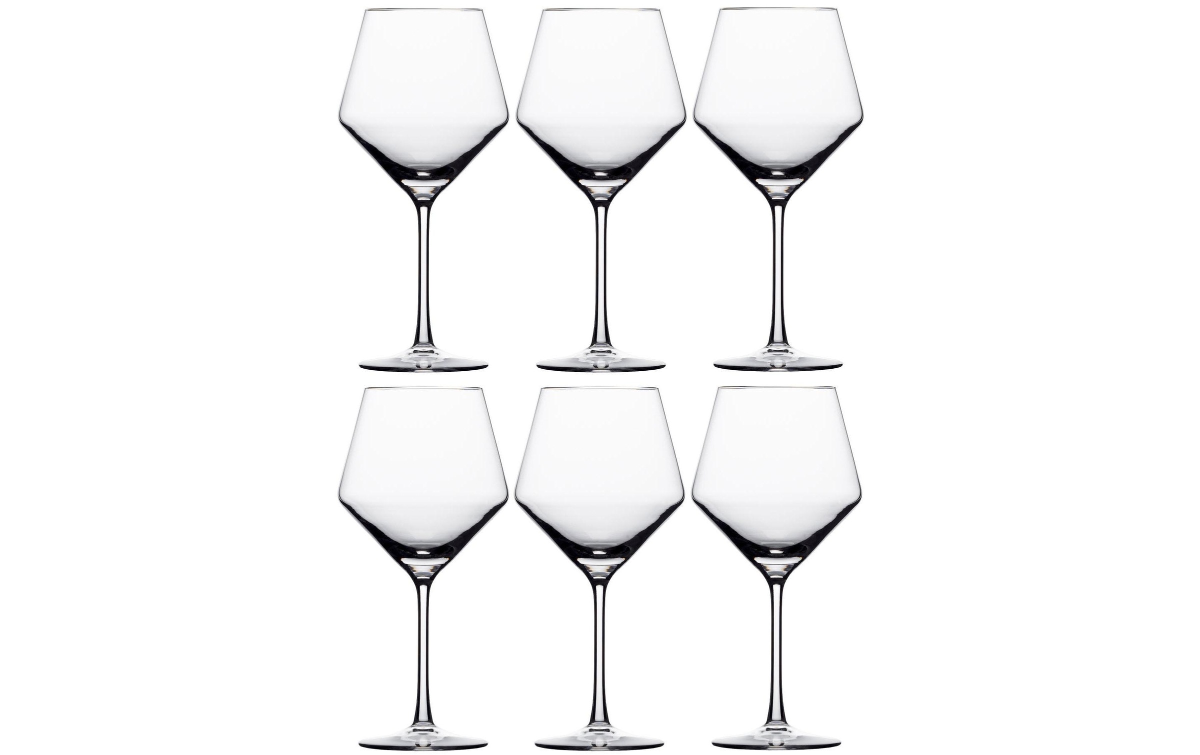 SCHOTT-ZWIESEL Rotweinglas »Pure, Burgunder 692, 6 Stück, Transparent«, (Set, 6 tlg.), 6 teilig