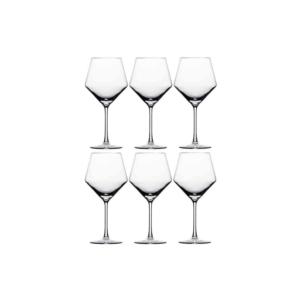 SCHOTT-ZWIESEL Rotweinglas »Pure, Burgunder 692, 6 Stück, Transparent«, (Set, 6 tlg.), 6 teilig