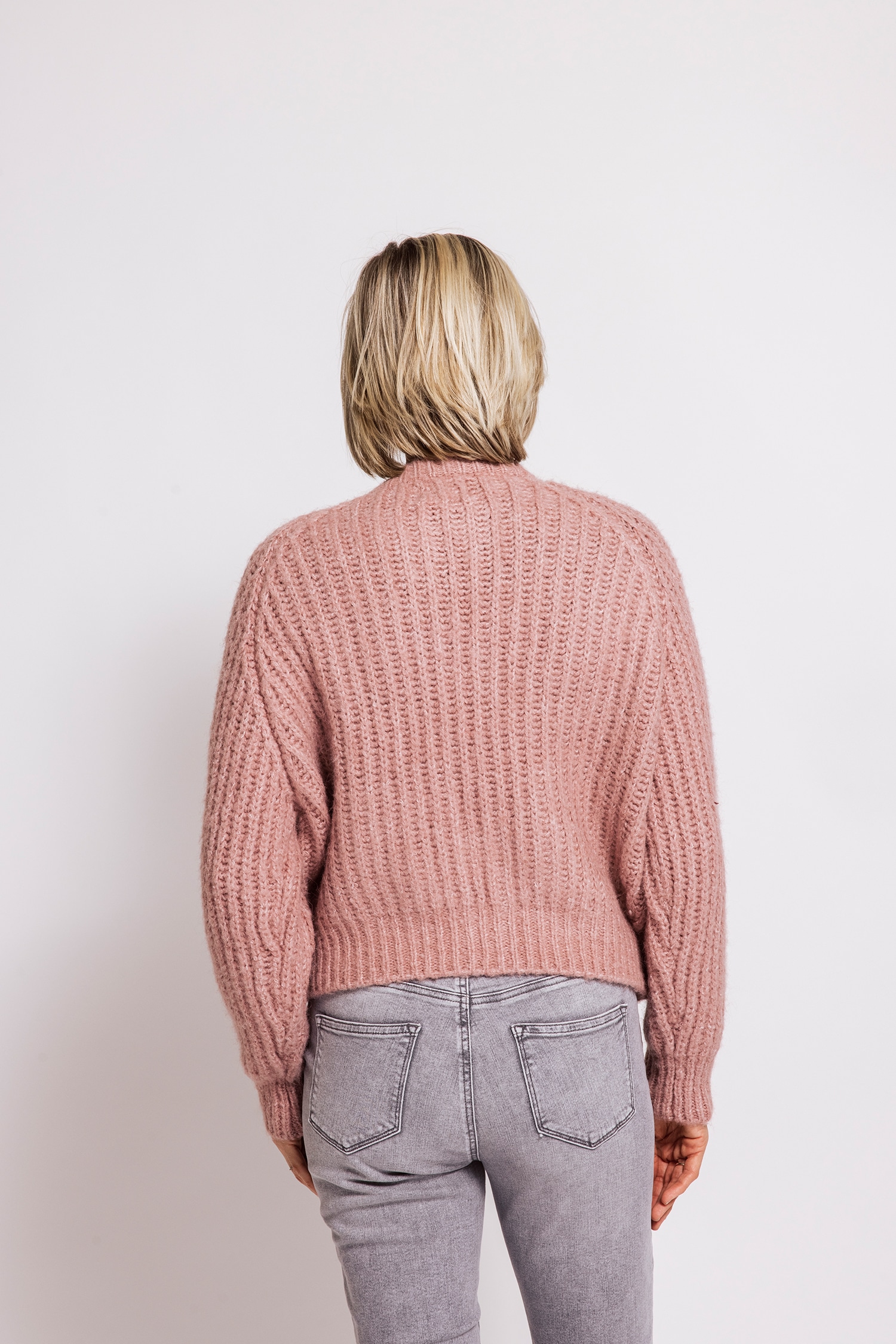 Zhrill Veste en tricot »CORINNA« look décontracté, coupe régulière, avec fermeture éclair, structure côtelée