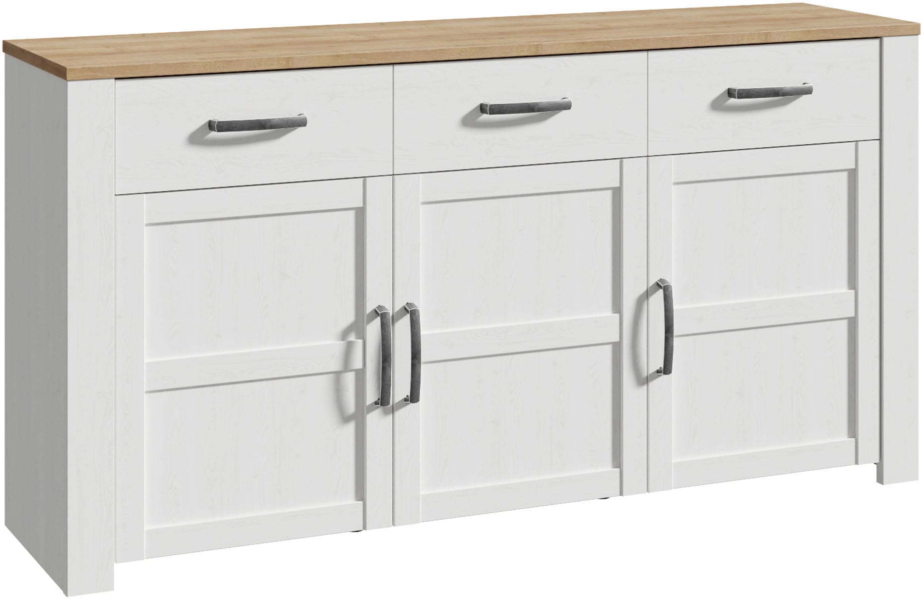 Image of FORTE Sideboard "Bohol, Sideboard, Soft-Close, Stauraum" B/H/T 166,1/87/42cm, 3 Türen, 3 SK