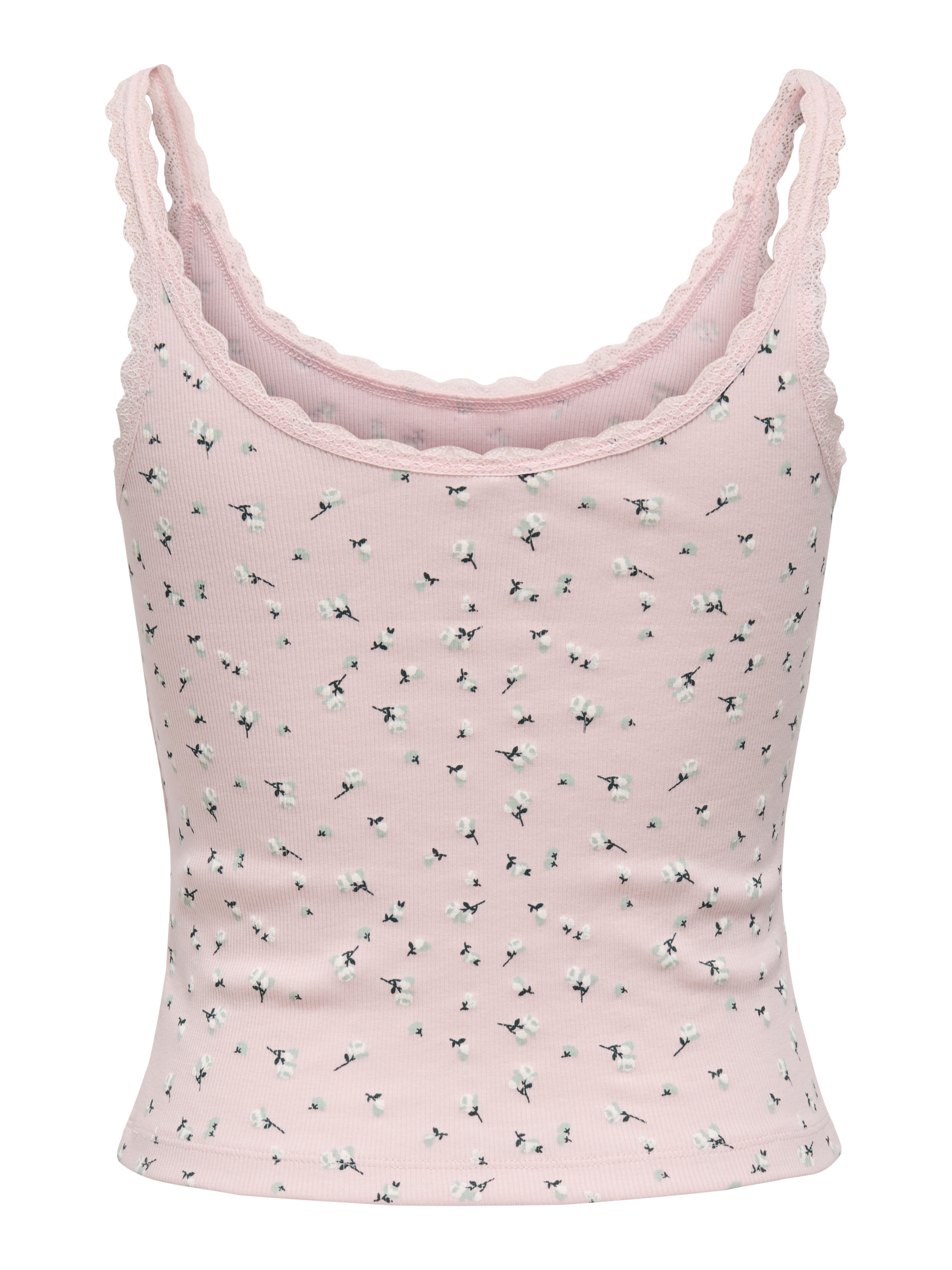ONLY Top à bretelles »ONLFENJA LACE TANK TOP BOX JRS« Baumwollmischung, Stretch, regular fit