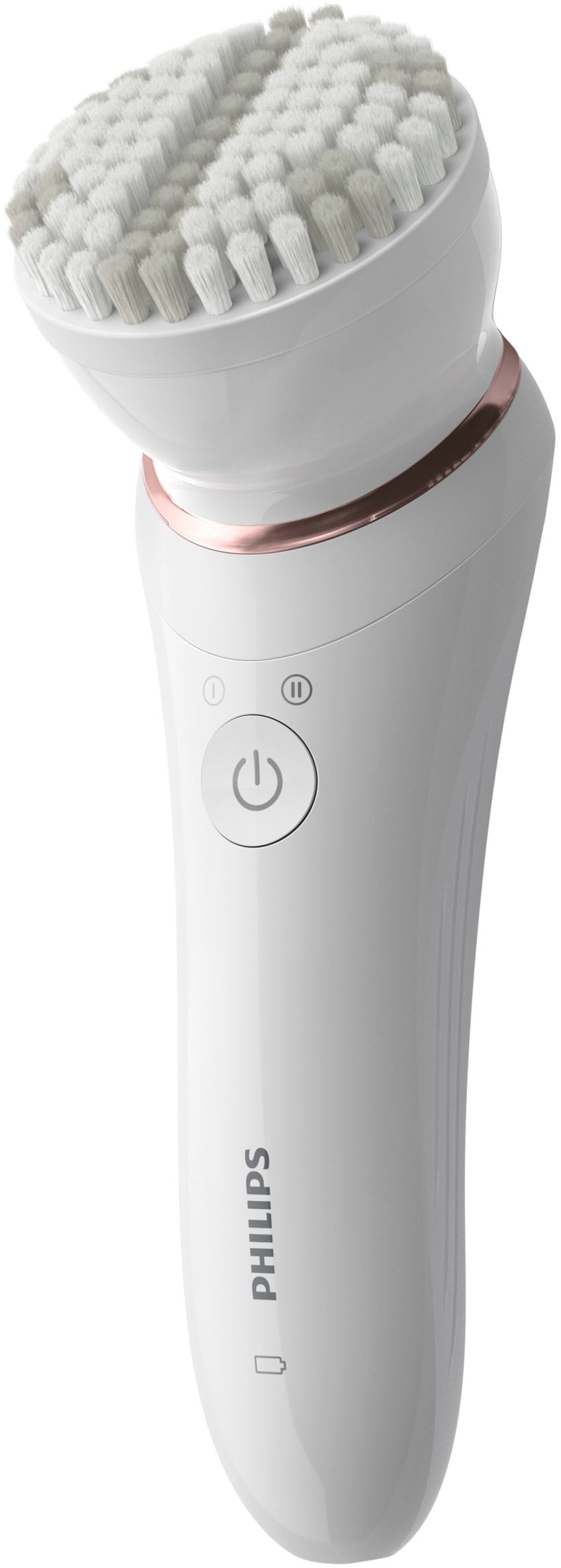 Philips Epilierer »Satinelle Advanced Series 8000 BRE740/10«, 8 St. Aufsätze, Nass- und Trockenepilierer, mit 2 Geschwindigkeitsstufen