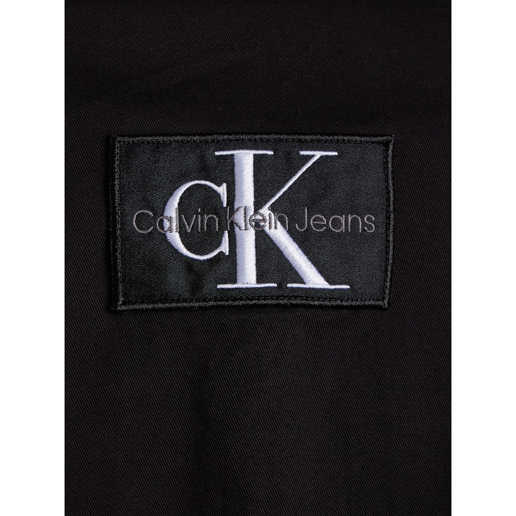 Calvin Klein Jeans Langarmhemd »MONOLOGO BADGE SHIRT«