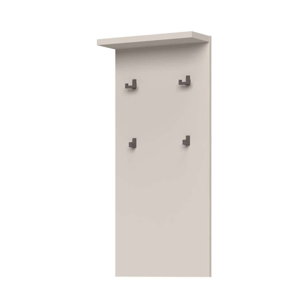 GOODproduct Panneau de vestiaire »Opera, Wandregal, mit Haken, mit Regal, in Kaschmirfarbe« porte-manteau mural, hauteur 100cm, avec 4 crochets