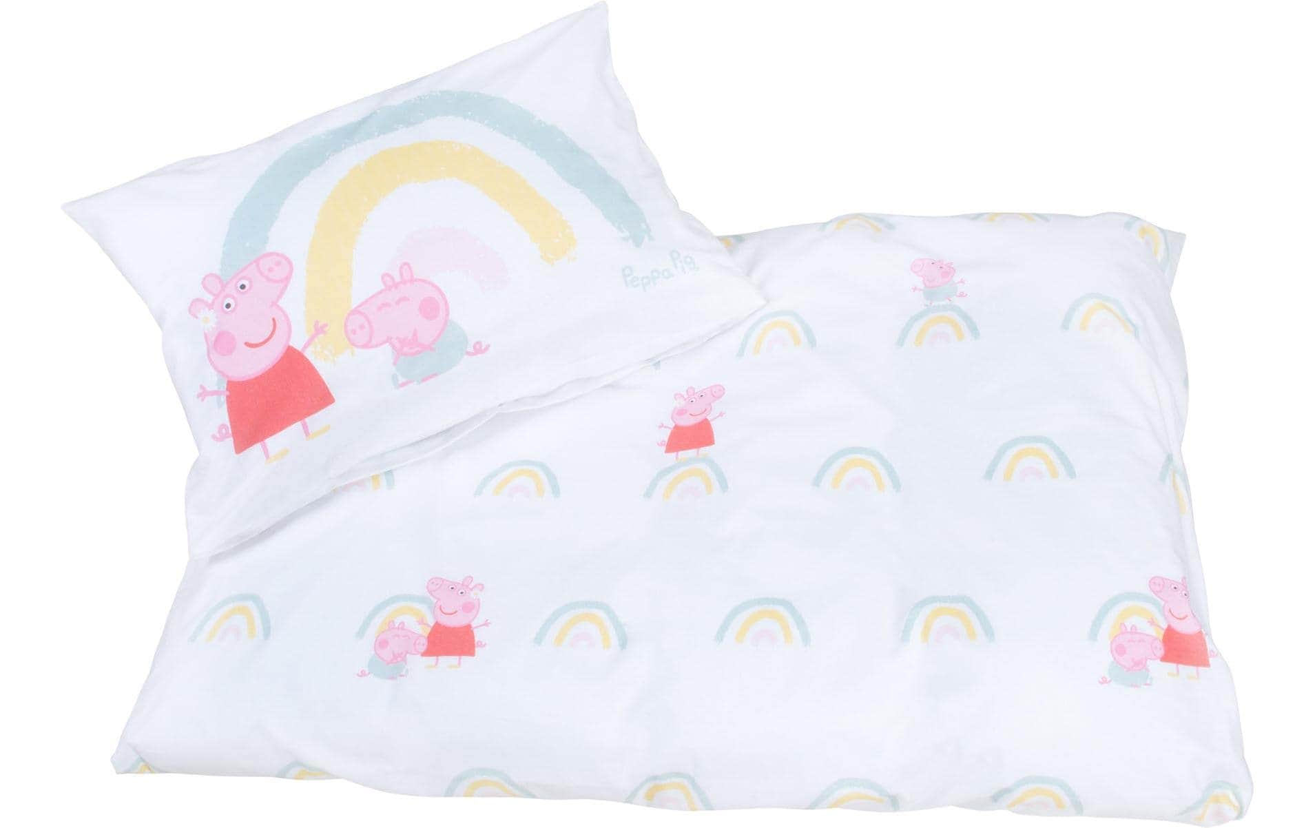roba® Kinderbettwäsche »Peppa Pig 100 x 135 cm + 40 x 60 cm«