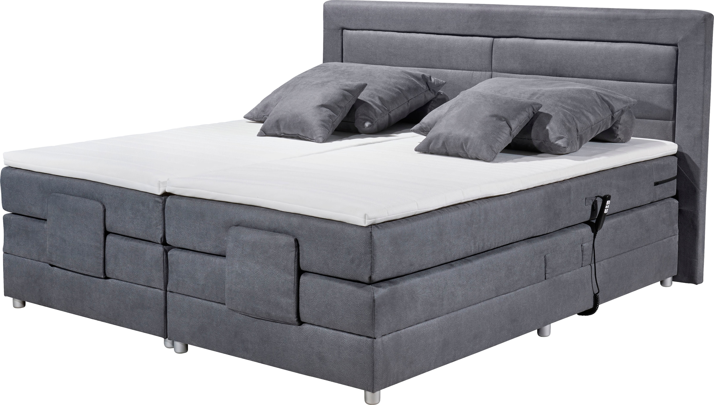 ED EXCITING DESIGN Boxspringbett »Saba 2«, inkl. Motor und Topper