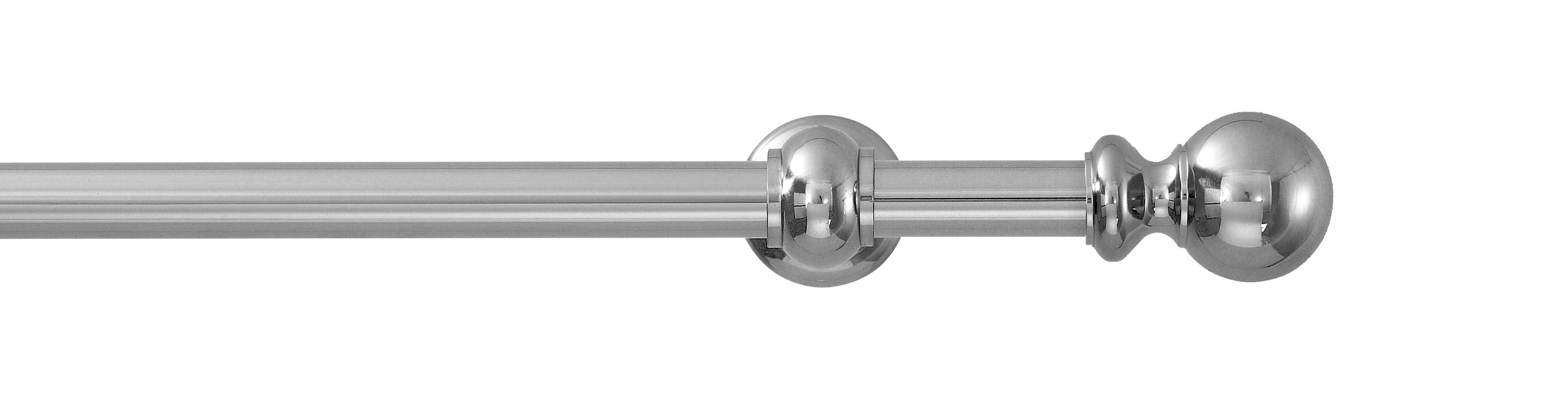 Image of GARESA Gardinenstange »ANDREA«, 2 läufig-läufig, Wunschmasslänge, Vorhanggarnitur, einfache Montage, mit Stangenverbinder verlängerbar, Wandmontage, Endknopf Kugel lang, mit Ringe bei Ackermann Versand Schweiz