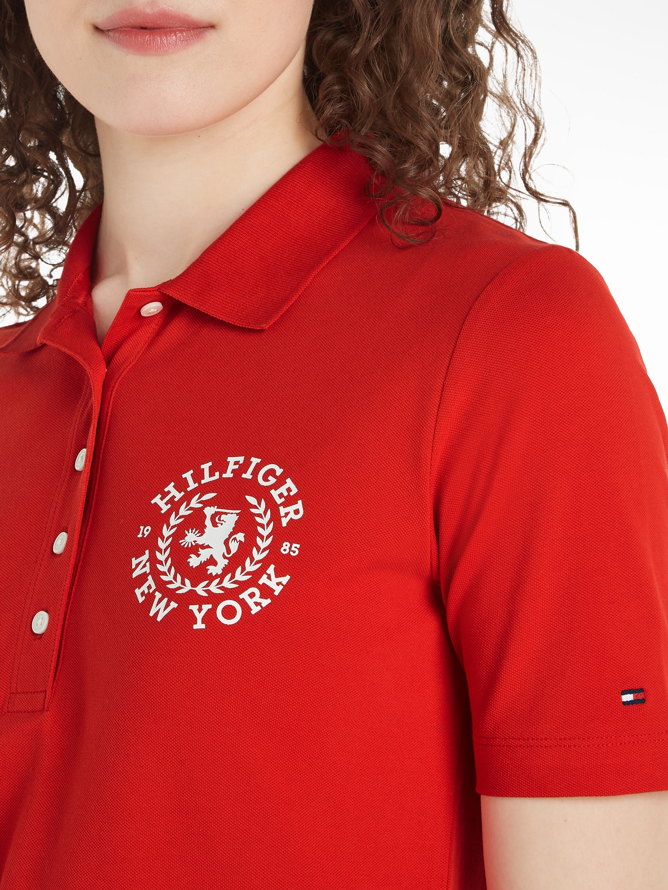 ♕ Tommy Hilfiger Poloshirt »REG CREST EMB POLO SS«, mit Logostickerei  versandkostenfrei kaufen