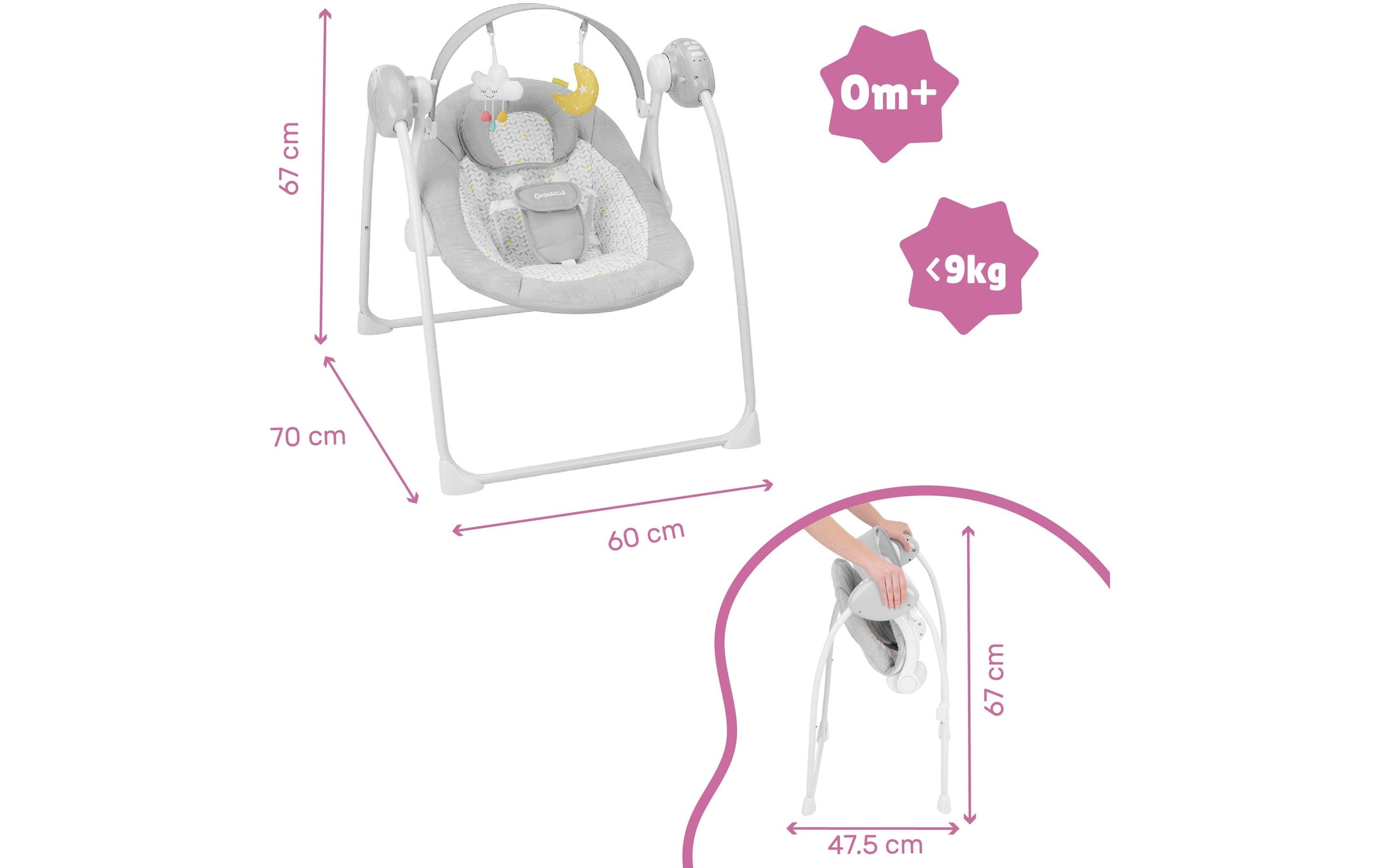 badabulle Babyschaukel