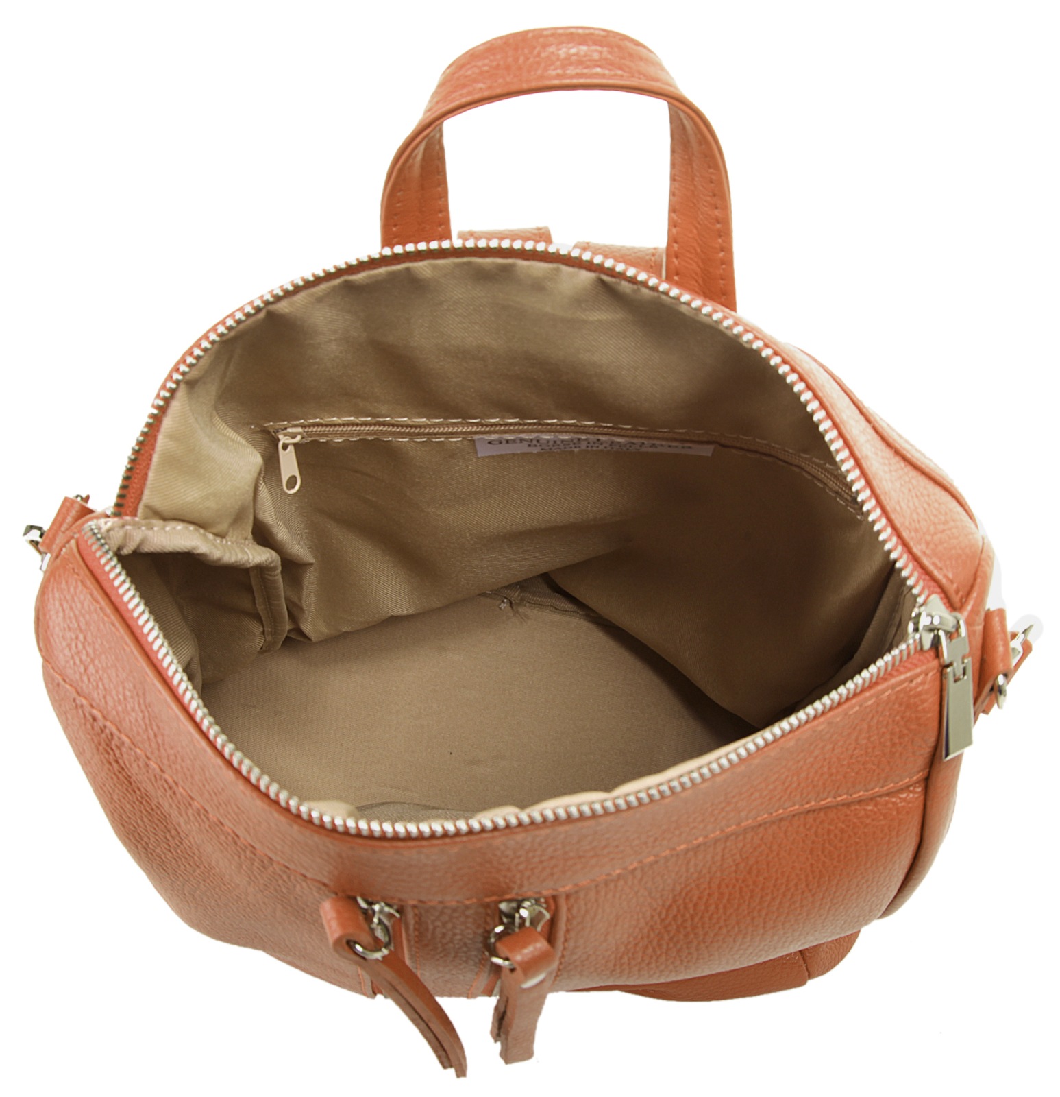 Samantha Look Cityrucksack, echt Leder, Made in Italy