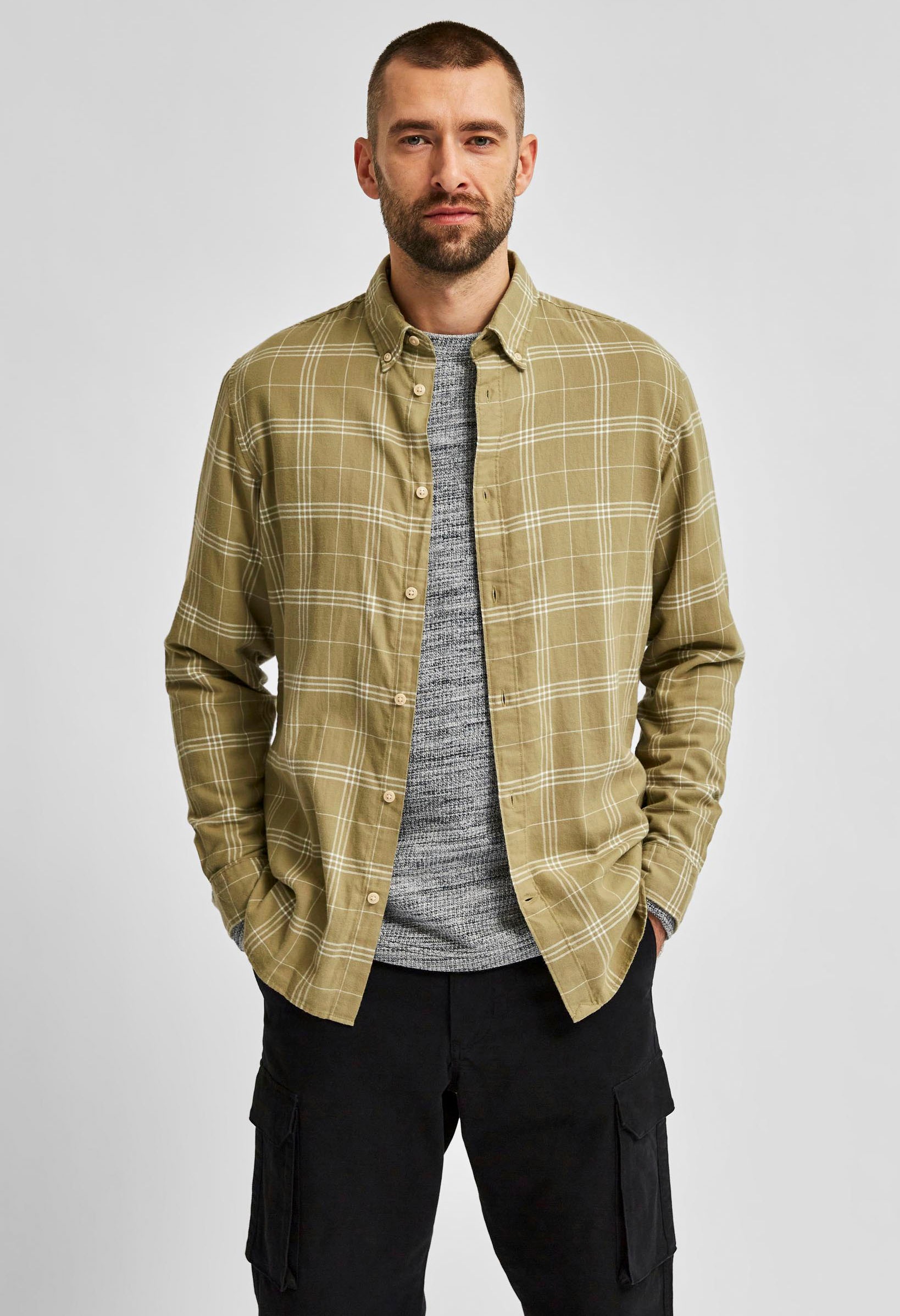 Image of SELECTED HOMME Karohemd »SLIM FLANNEL SHIRT« bei Ackermann Versand Schweiz