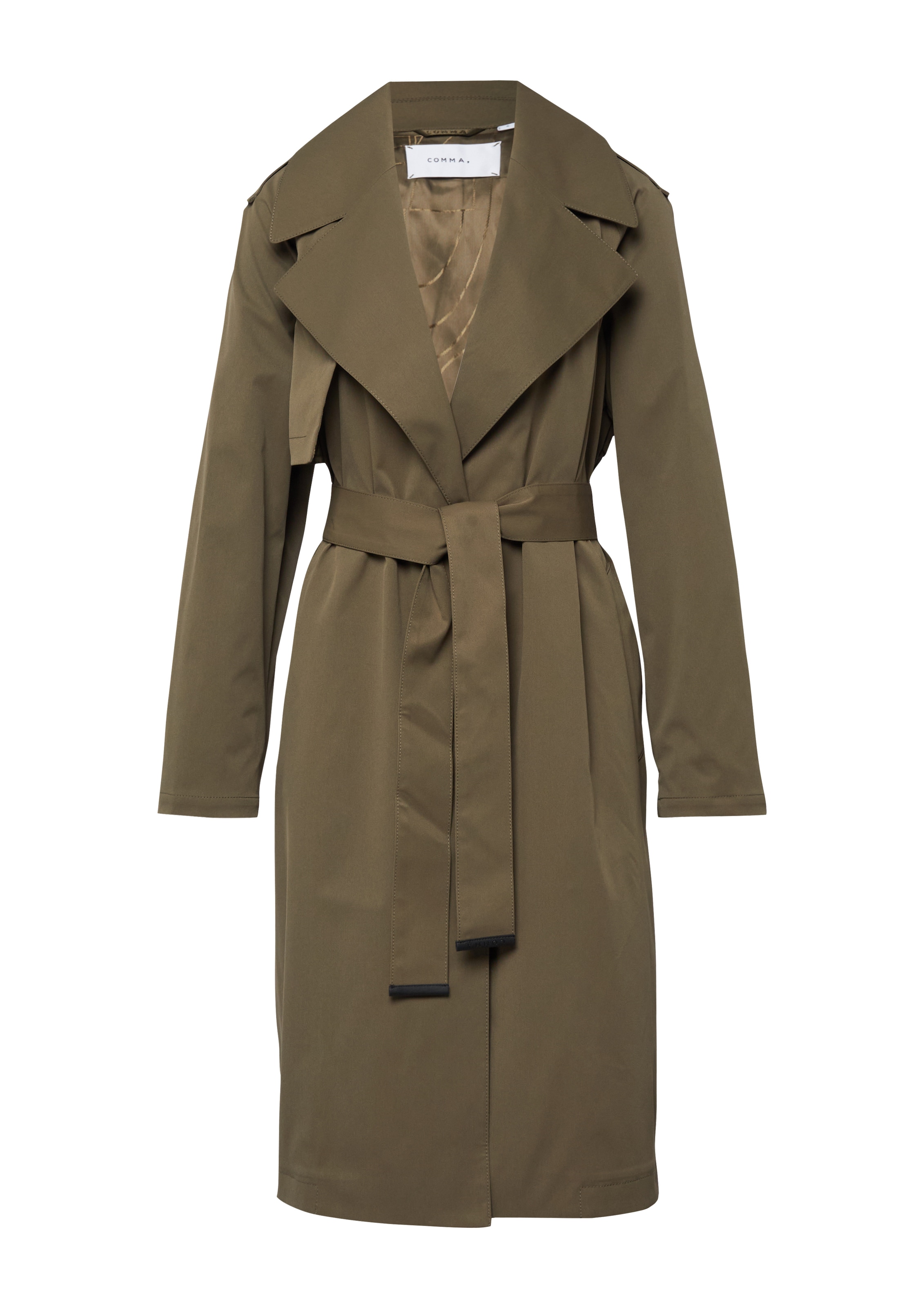 Comma Trench-coat avec ceinture à nouer