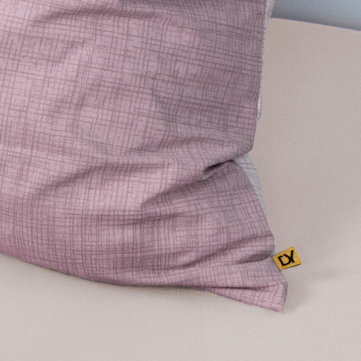 Dyckhoff Wendebettwäsche »Uni« 2 Stk. Baumwolle, Renforcé, 100x135, Baby, Unifarben Meerblau, Reissverschluss