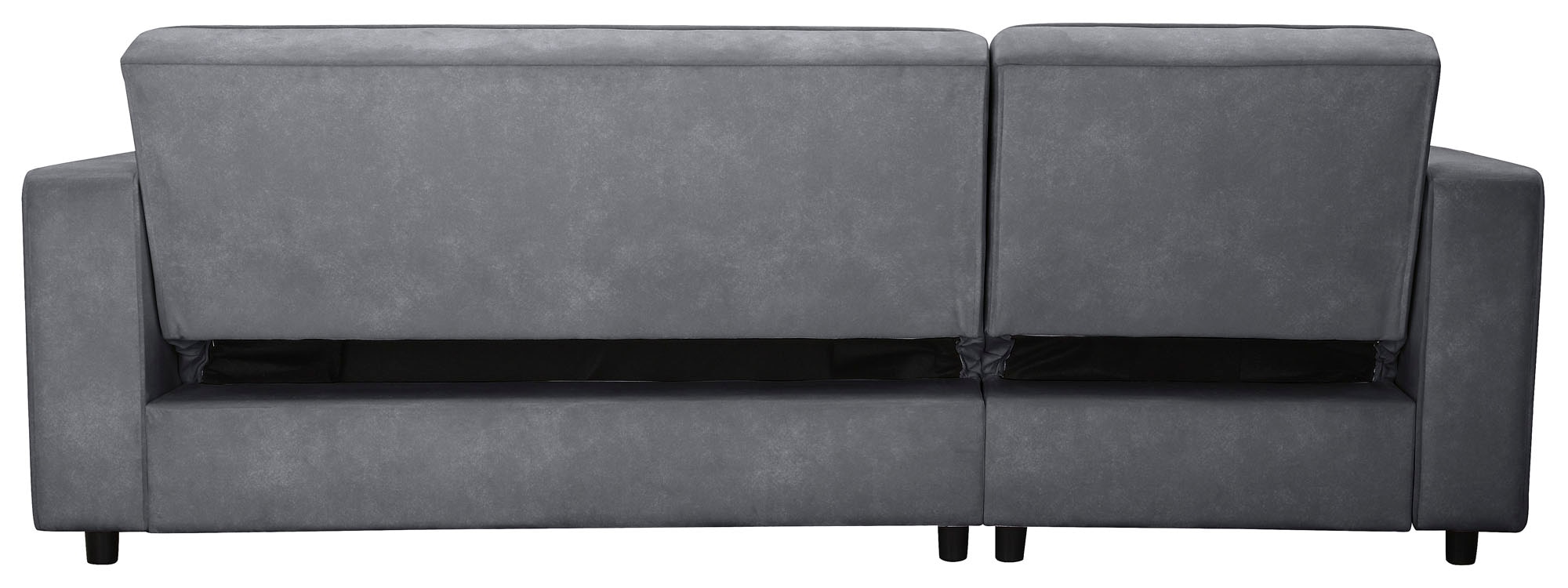 Dorel Home Ecksofa »Allie Schlafsofa 230 cm mit Relaxfunktion in der Rückenlehne« Schlaffunktion (108/194,5cm), trendiger Cord o. pflegeleichter Velours