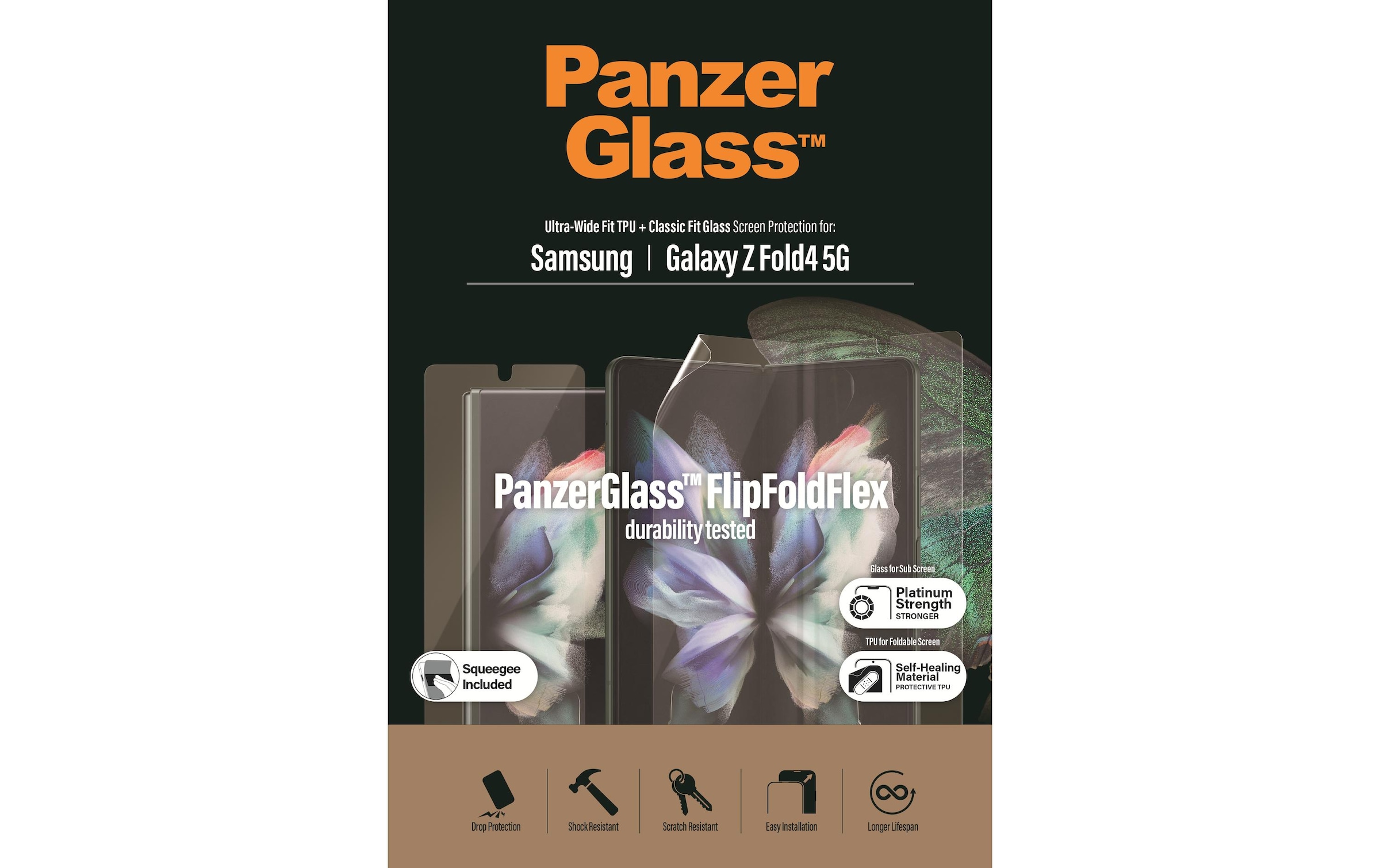 PanzerGlass Displayschutzglas »Ultra«, für Galaxy Z Fold4, (1 St.)
