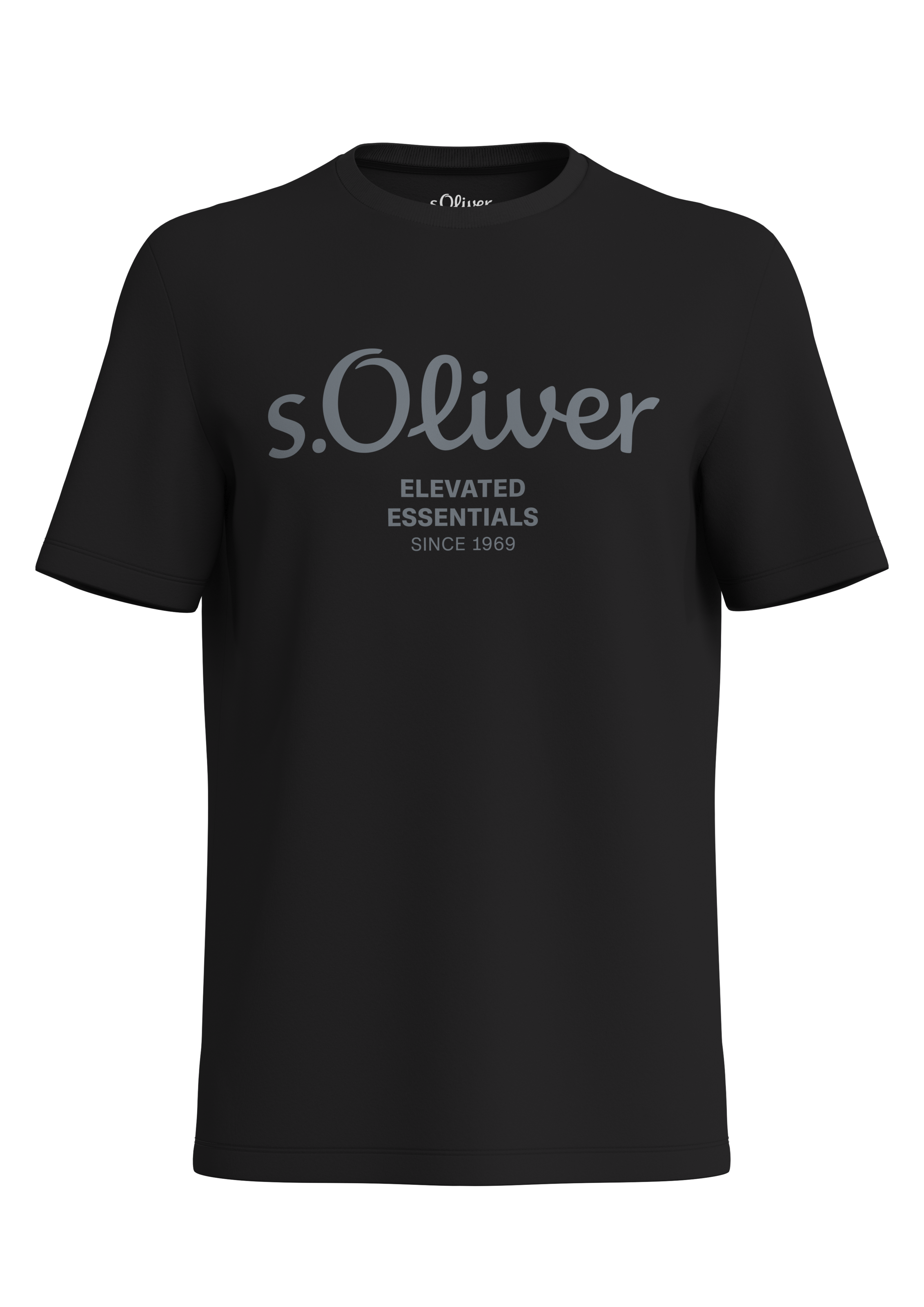 s.Oliver T-Shirt, aus atmungsaktiver Baumwolle