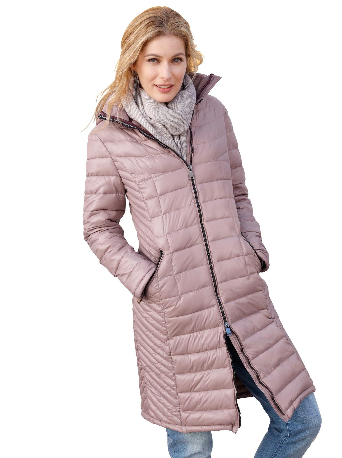 Classic Inspirationen Mantel im sportiven Steppmuster