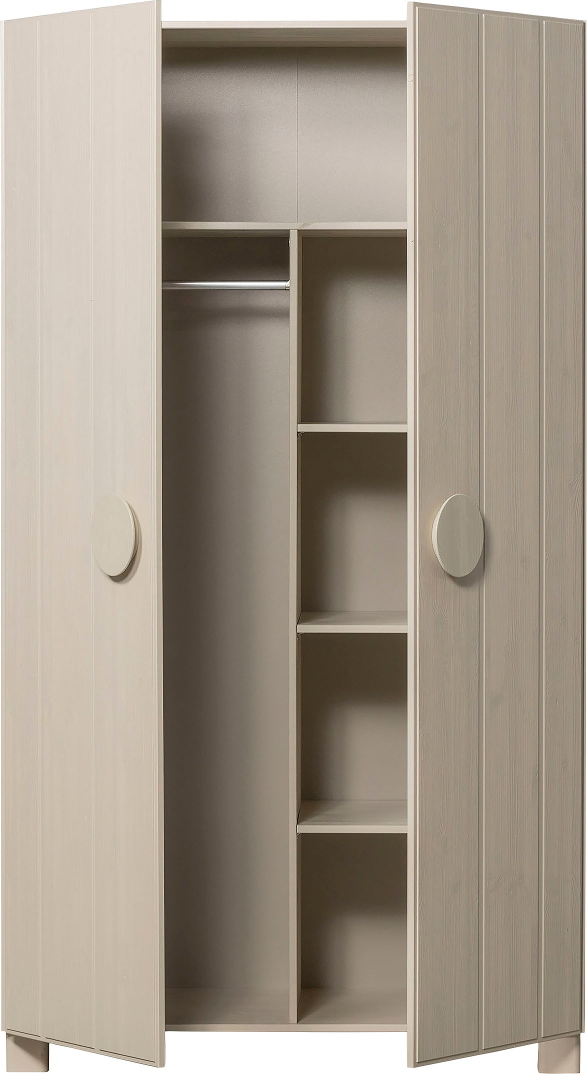 WOOOD Mehrzweckschrank »Noah Stauraumschrank, Dielenschrank«, mit Kleiderstange, H 200 cm x B 110 cm