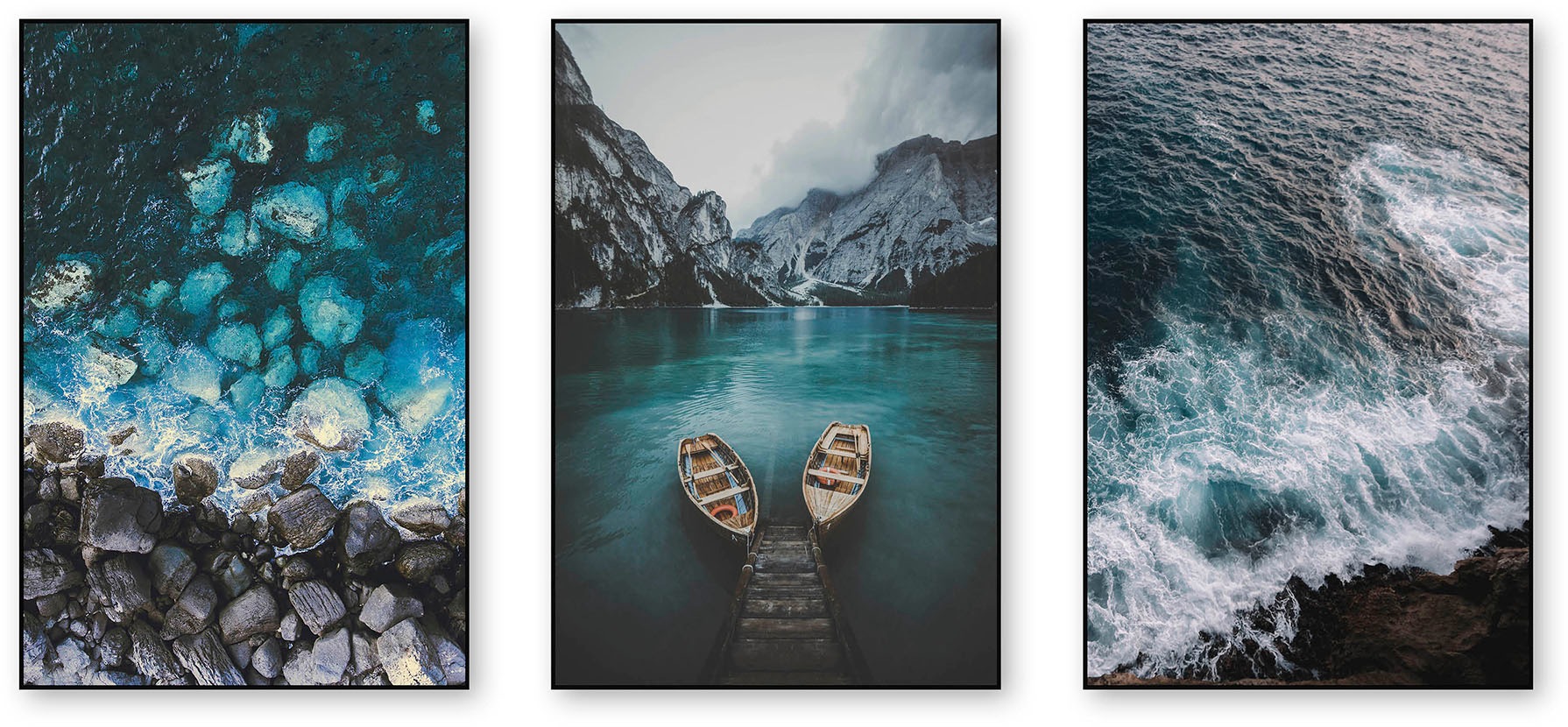 Image of RAPHAELLO Bild »Asia 3er Set«, (3 St.), Kunstdruck, Collage bei Ackermann Versand Schweiz